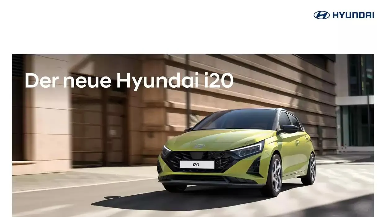 Hyundai i20 von 18. Februar bis 18. Februar 2026 - Flugblätt seite  1