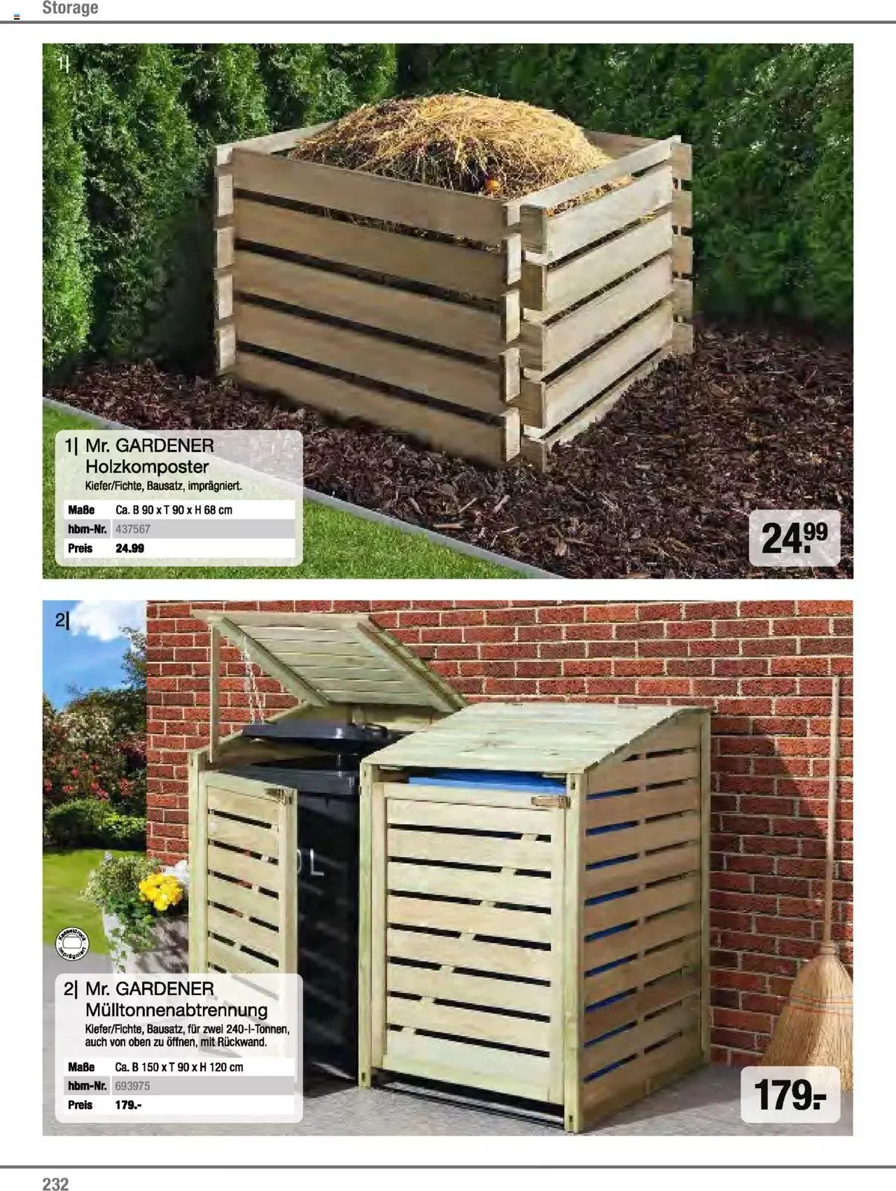 Hagebau Gartenjahr 2023 von 7. März bis 31. Dezember 2023 - Flugblätt seite 232