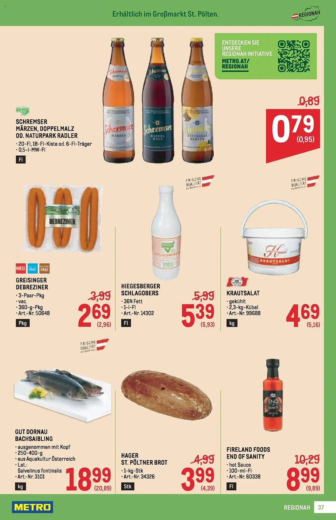 Metro Flugblatt von 19. März bis 1. April 2026 - Flugblätt seite  37