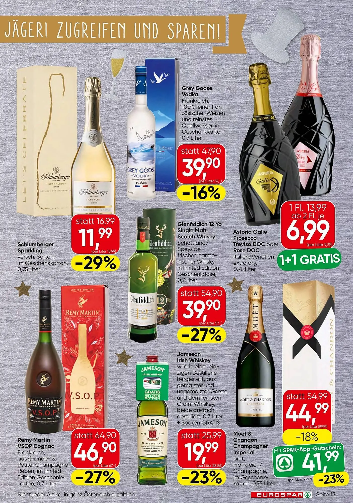 Eurospar Flugblatt von 18. Dezember bis 31. Dezember 2025 - Flugblätt seite 13