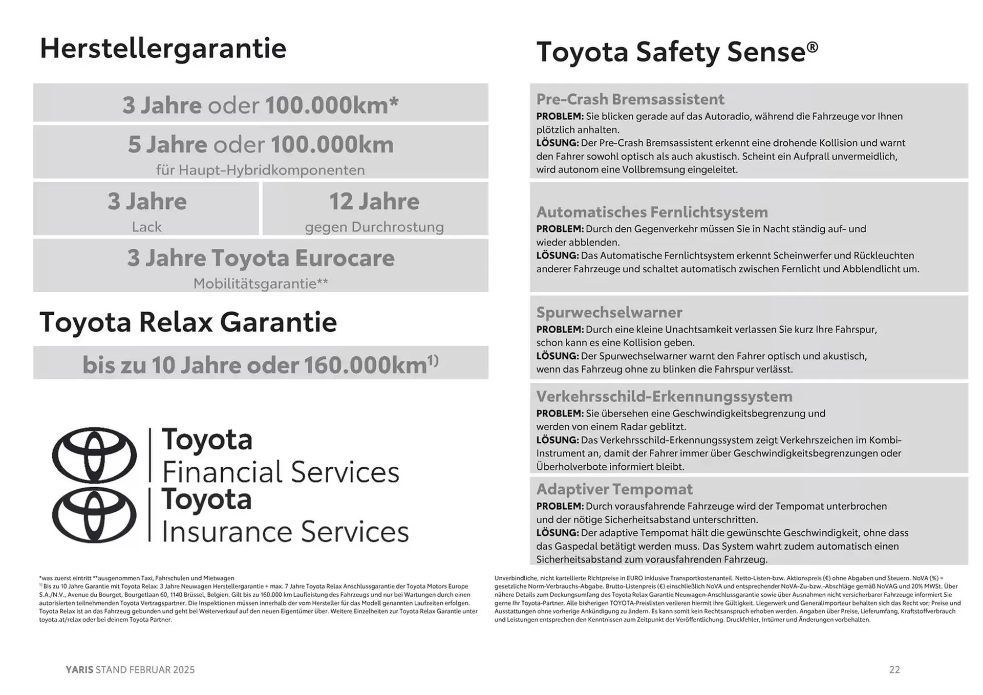 Toyota Flugblatt von 6. Februar bis 6. Februar 2026 - Flugblätt seite  22