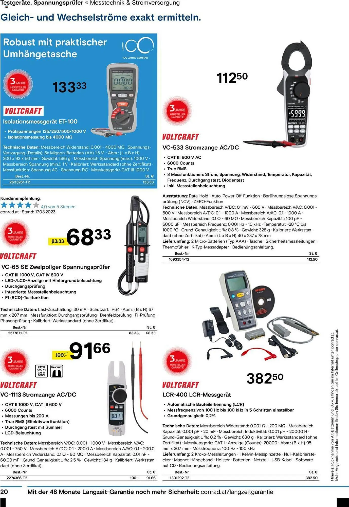 Conrad Flugblatt von 4. September bis 22. Oktober 2023 - Flugblätt seite  22