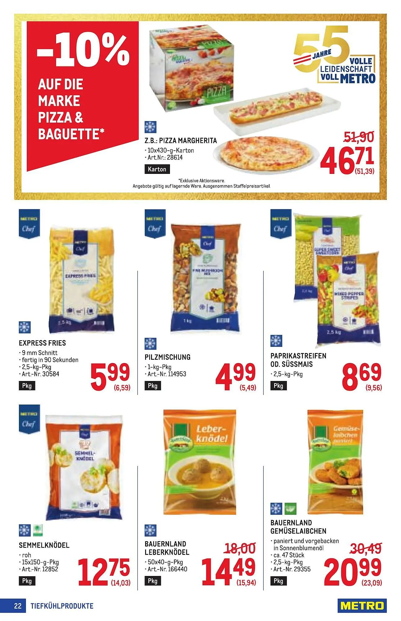 Metro Flugblatt von 16. April bis 29. April 2026 - Flugblätt seite  22