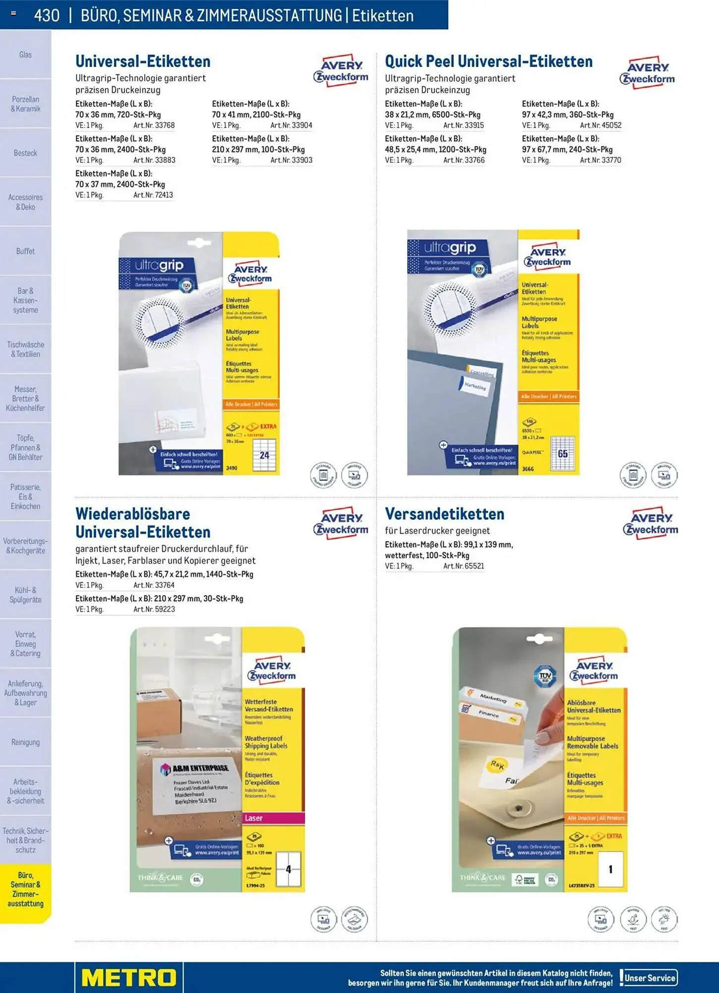 Metro Flugblatt von 2. Dezember bis 31. Dezember 2025 - Flugblätt seite  430