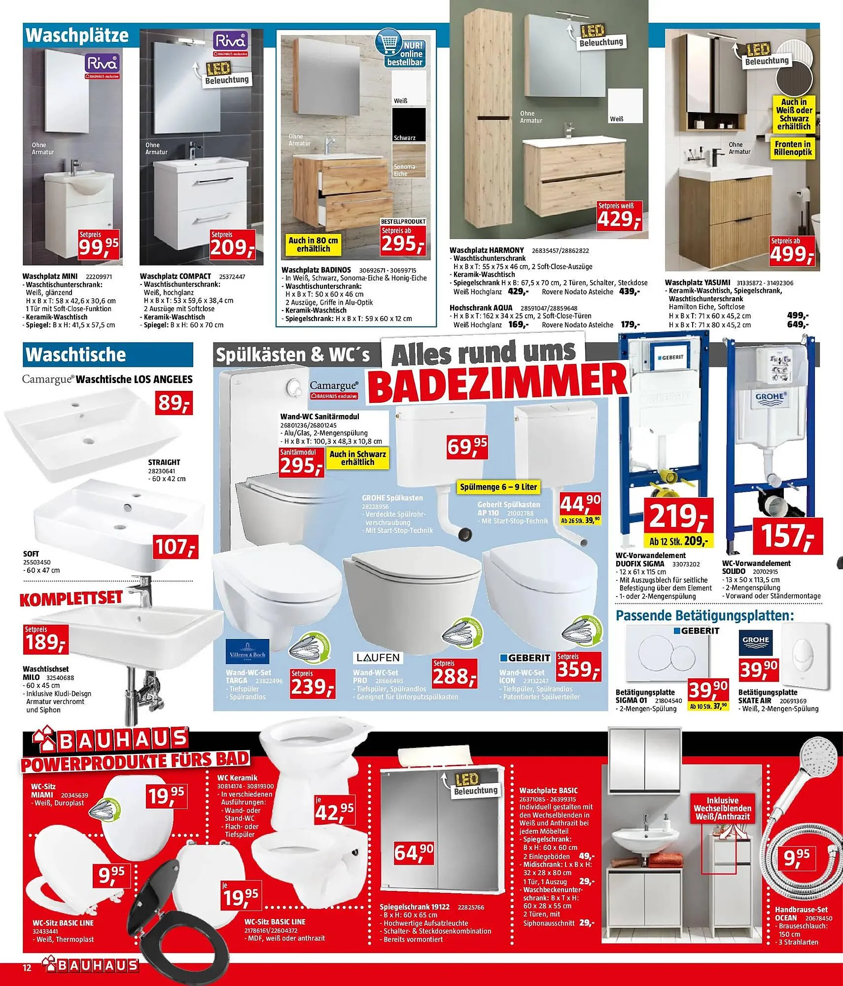Bauhaus Flugblatt von 12. November bis 2. Dezember 2025 - Flugblätt seite 12