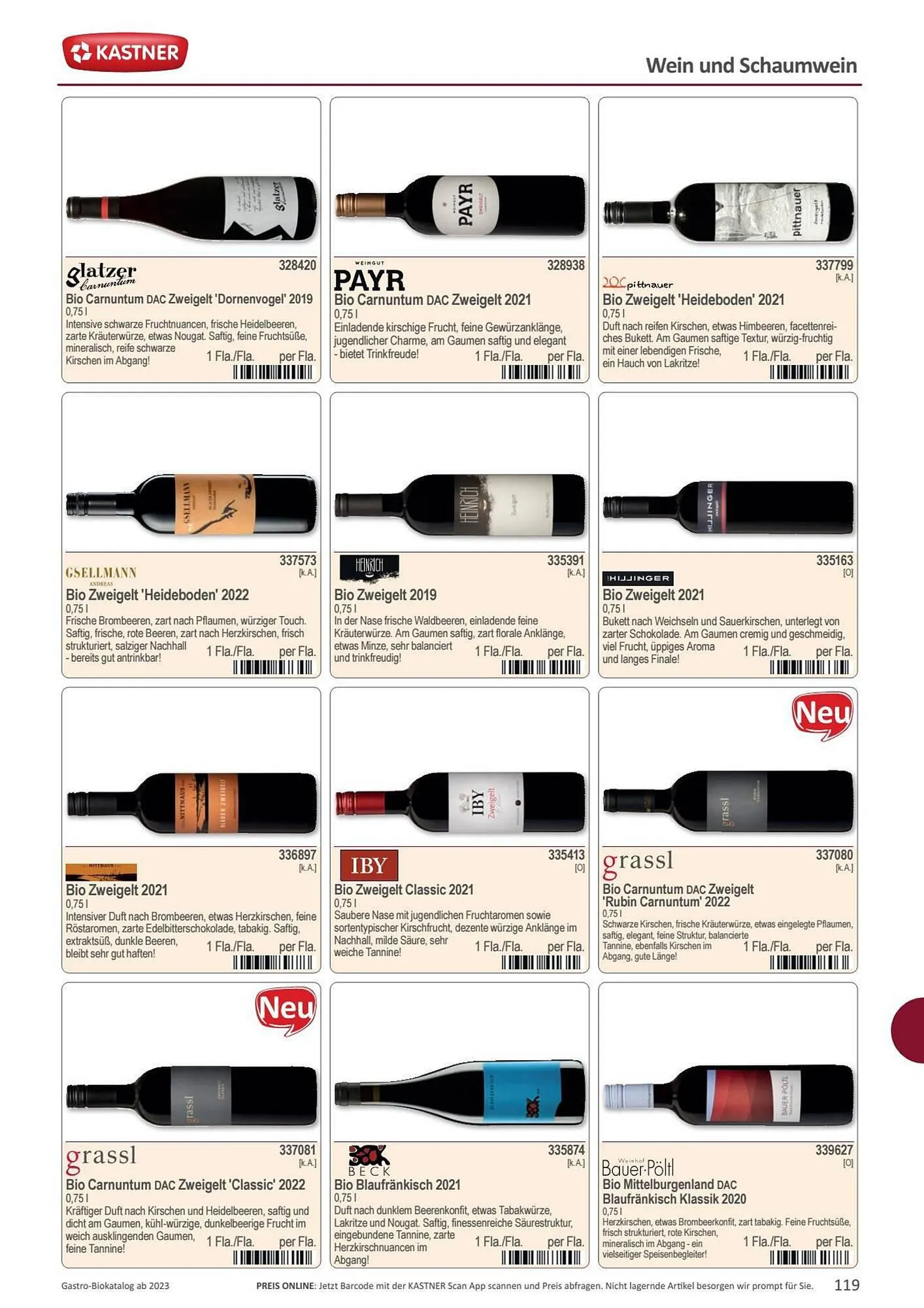 Kastner Flugblatt von 15. September bis 30. Dezember 2023 - Flugblätt seite  121