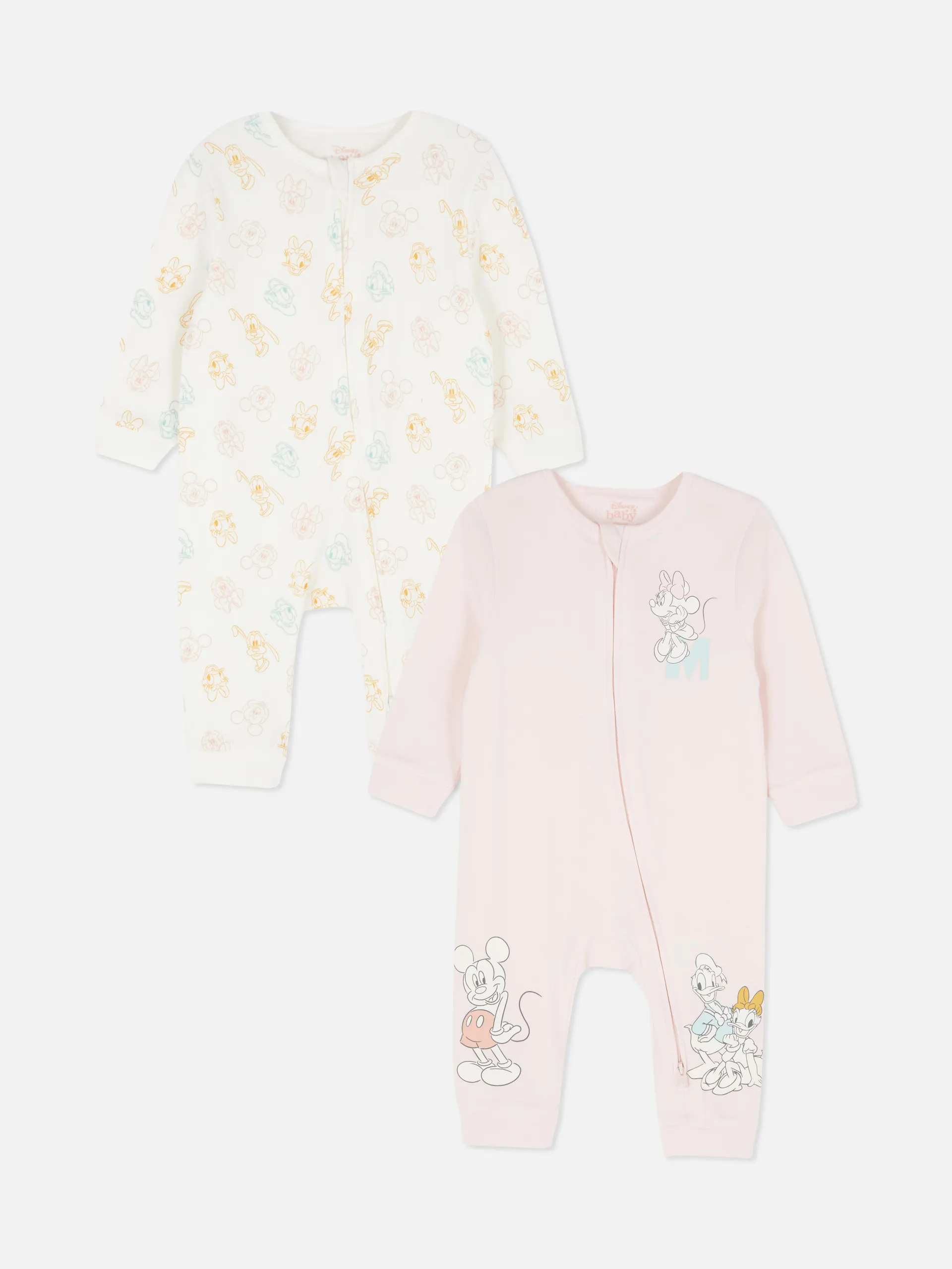 „Disney Micky Maus & Freunde“ Schlafanzüge, 2er-Pack