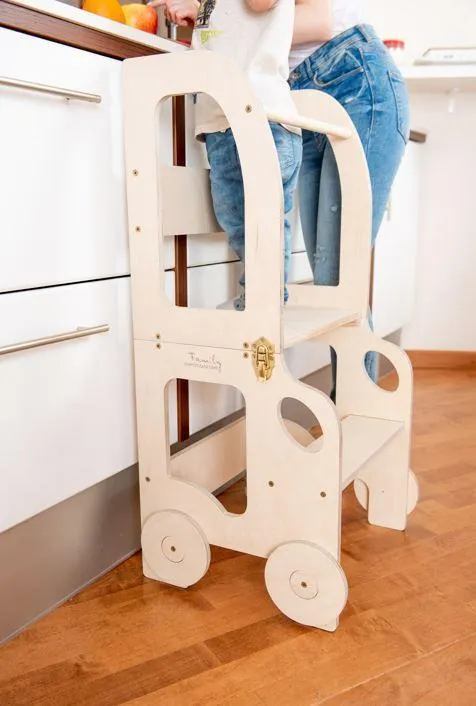 Car Step Stool lackiert