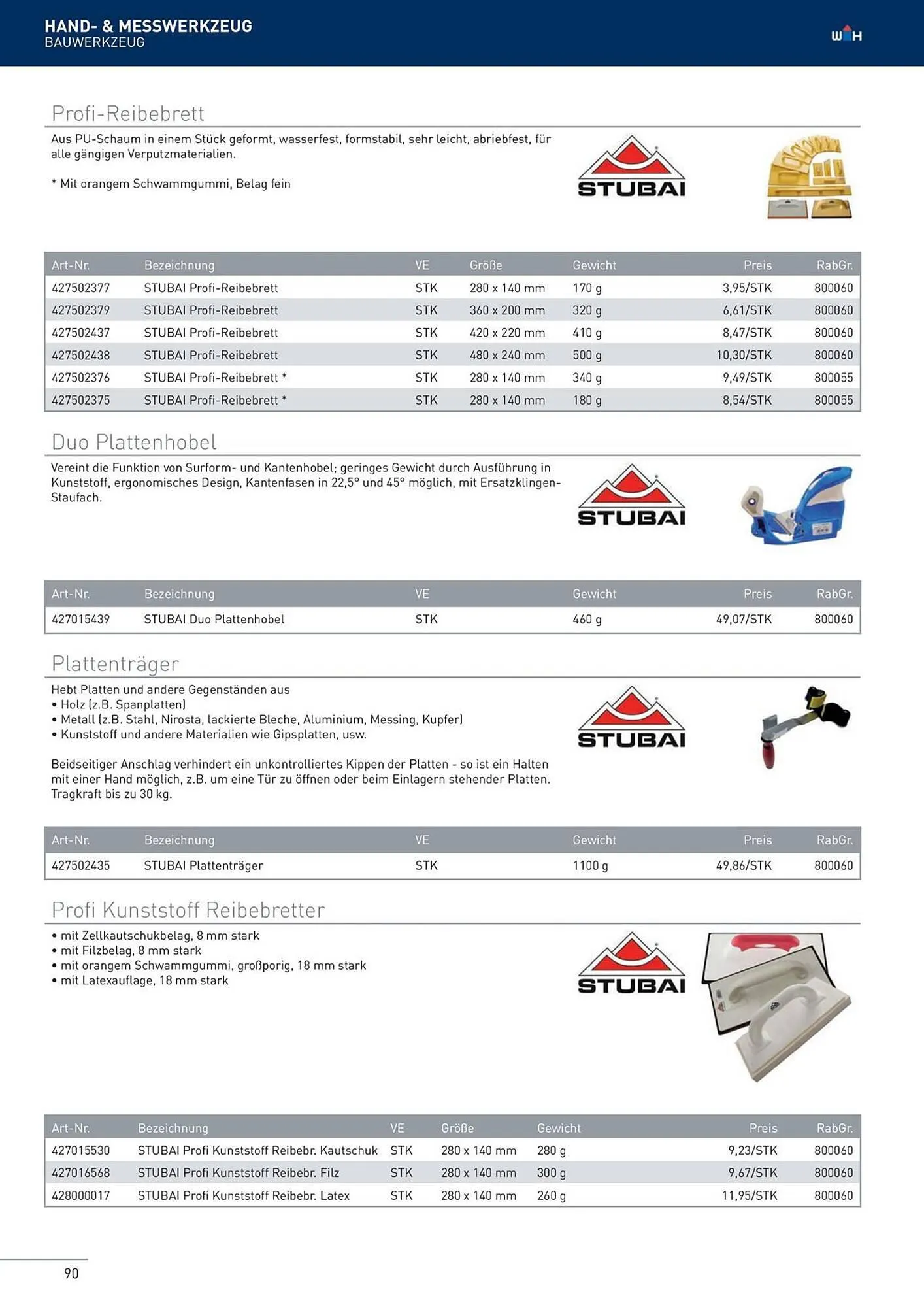 Würth Flugblatt von 22. Februar bis 31. Dezember 2024 - Flugblätt seite  90