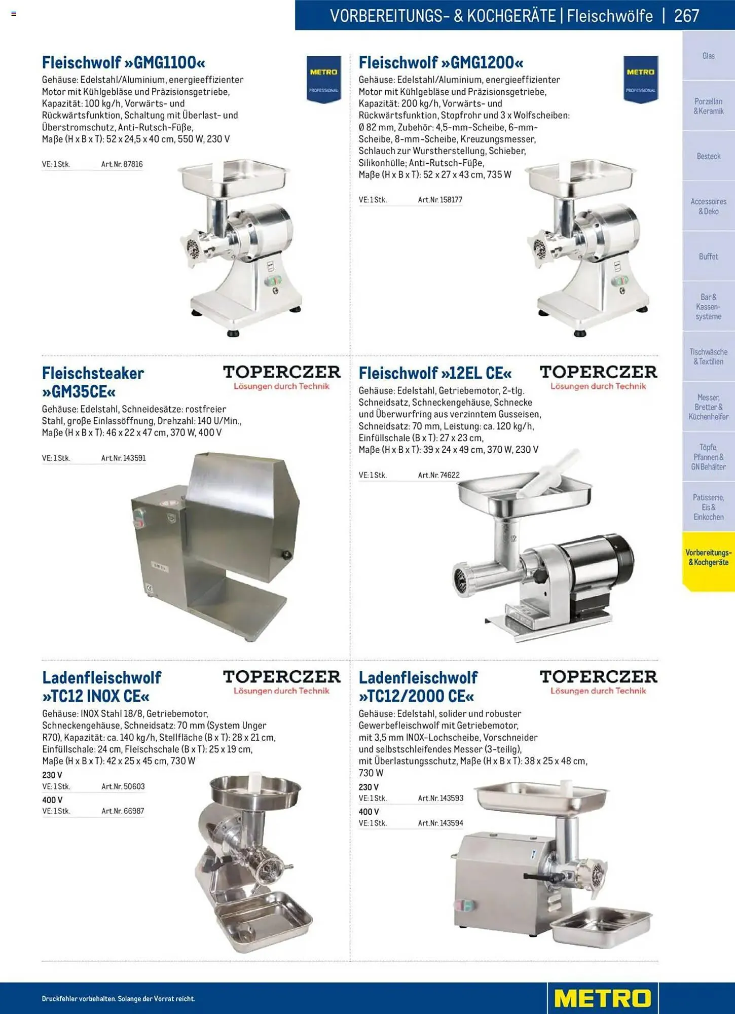Metro Flugblatt von 2. Dezember bis 31. Dezember 2025 - Flugblätt seite  267