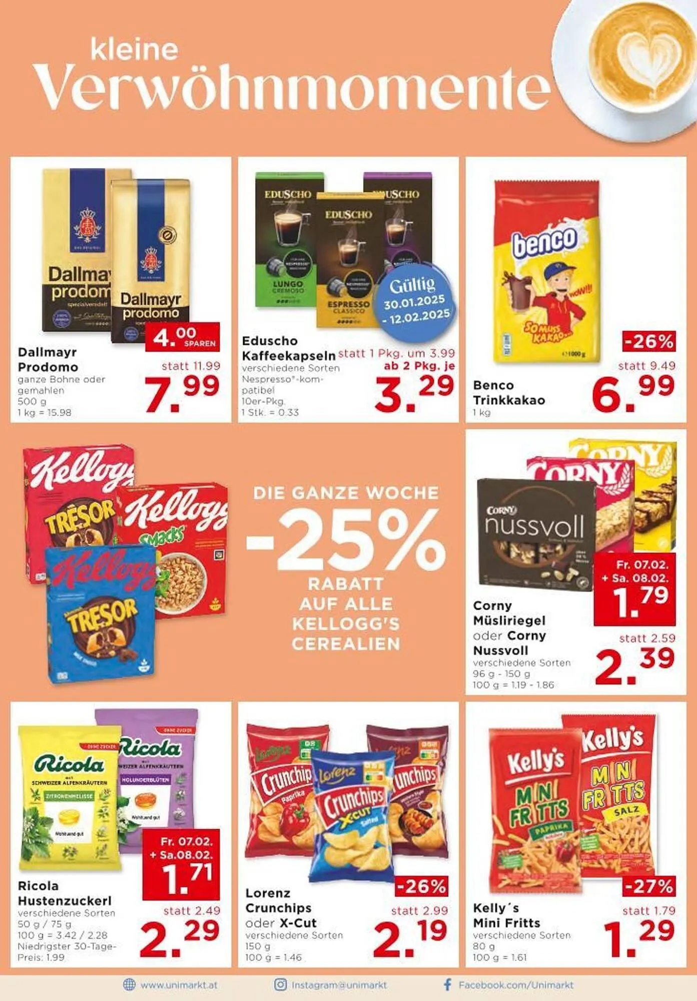 Unimarkt Flugblatt von 5. Februar bis 11. Februar 2025 - Flugblätt seite  14