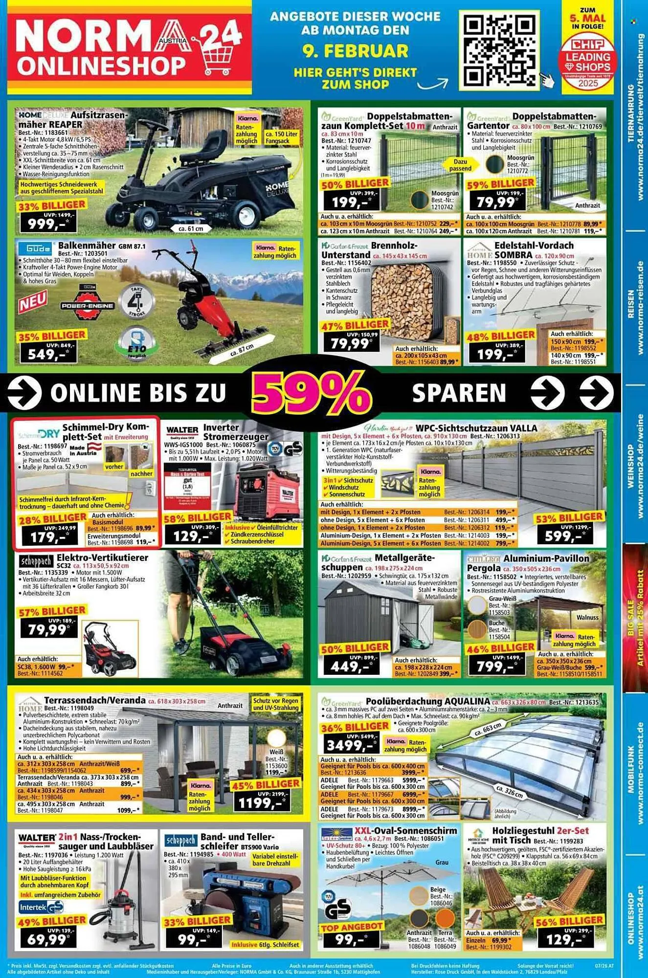 Norma Prospekt von 31. Jänner bis 8. Februar 2026 - Flugblätt seite  1