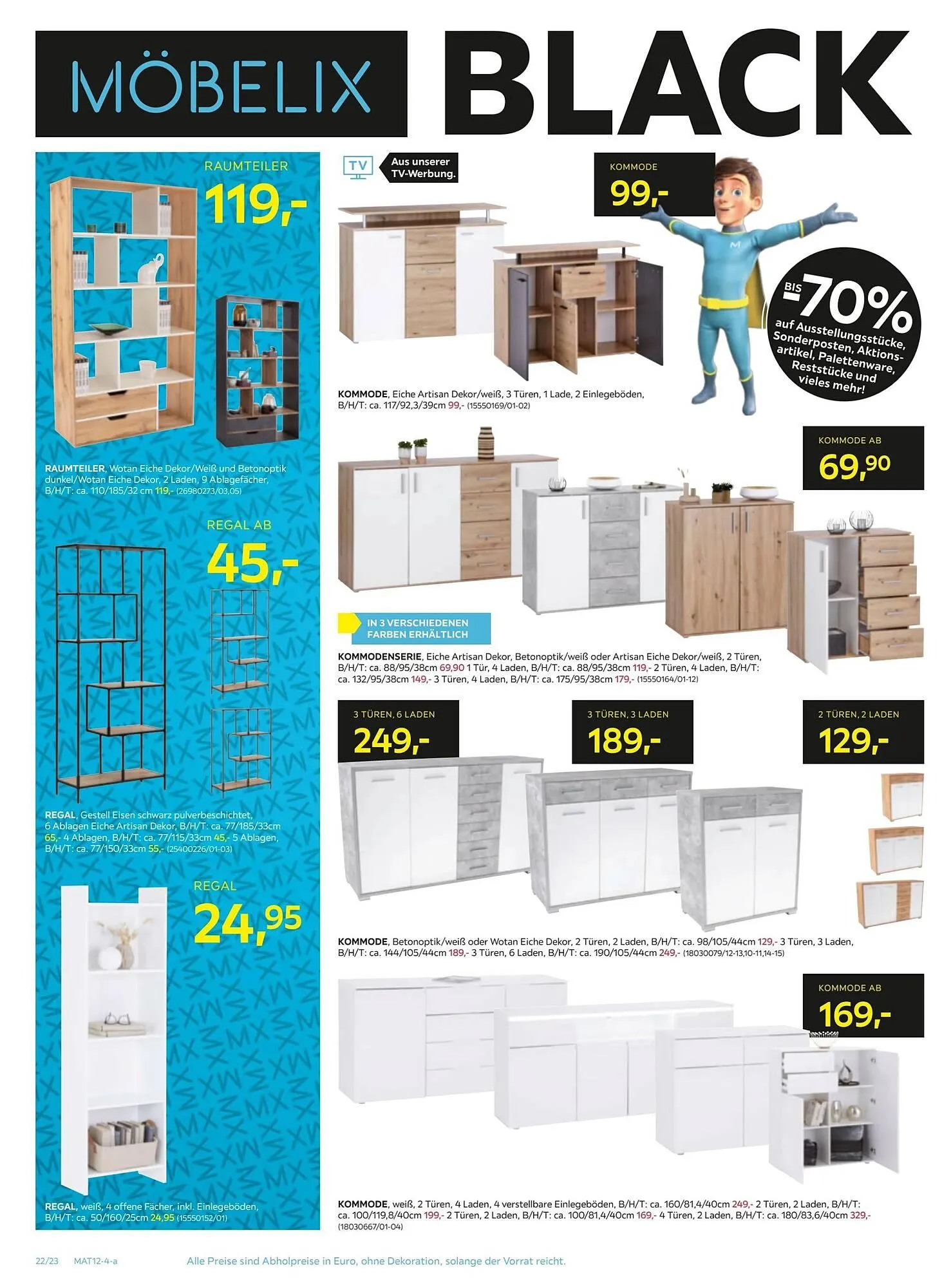 Möbelix Flugblatt von 25. November bis 4. Dezember 2024 - Flugblätt seite 22