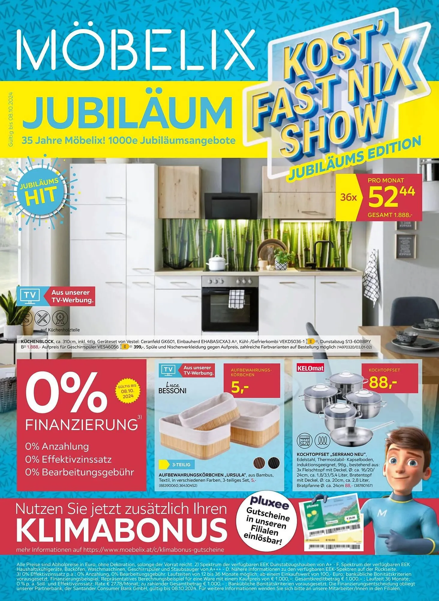 Möbelix Flugblatt von 30. September bis 9. Oktober 2024 - Flugblätt seite 1
