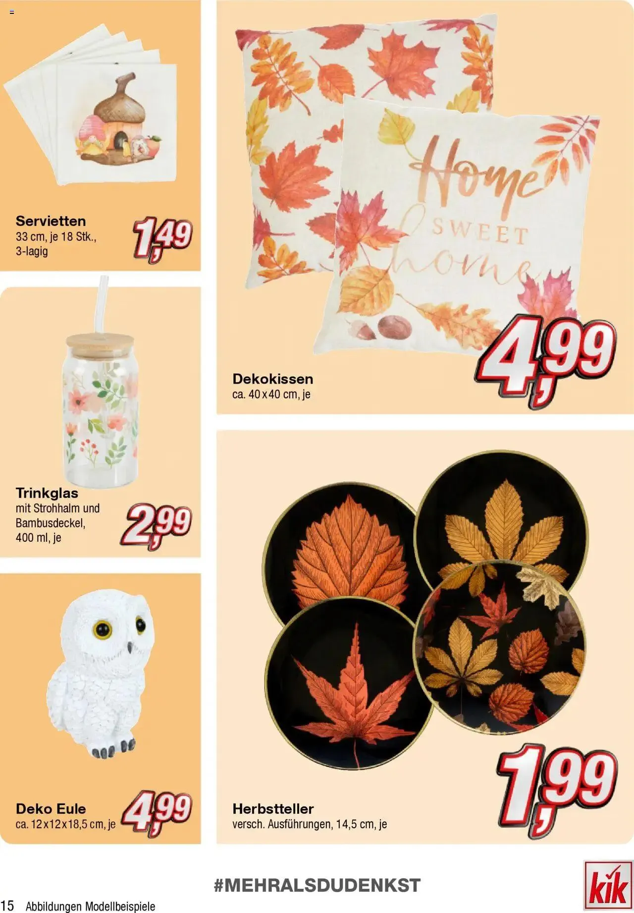 Kik Prospekt aktuell von 16. September bis 31. Dezember 2024 - Flugblätt seite 15