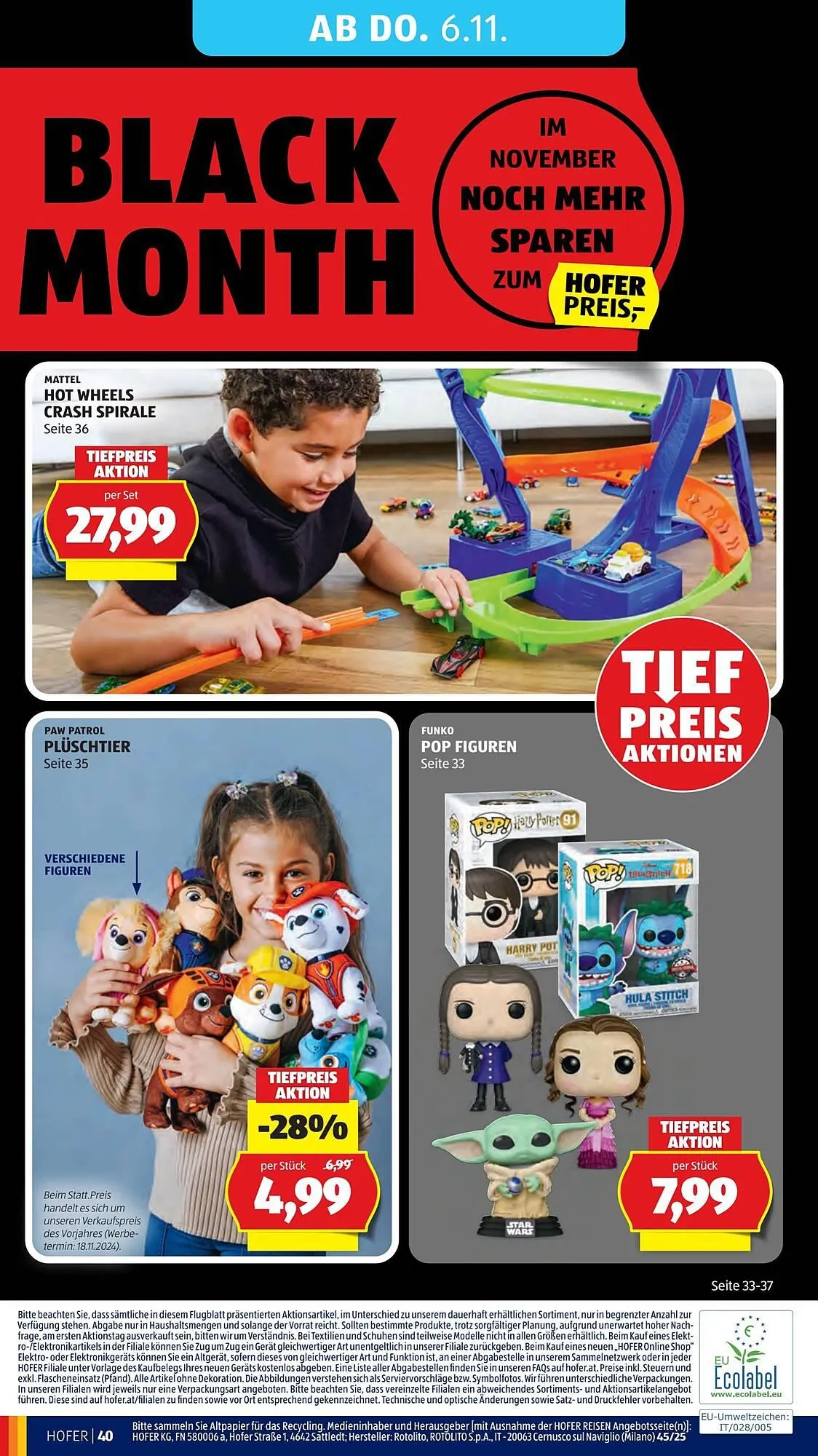 Hofer Flugblatt von 30. Oktober bis 6. November 2025 - Flugblätt seite  44