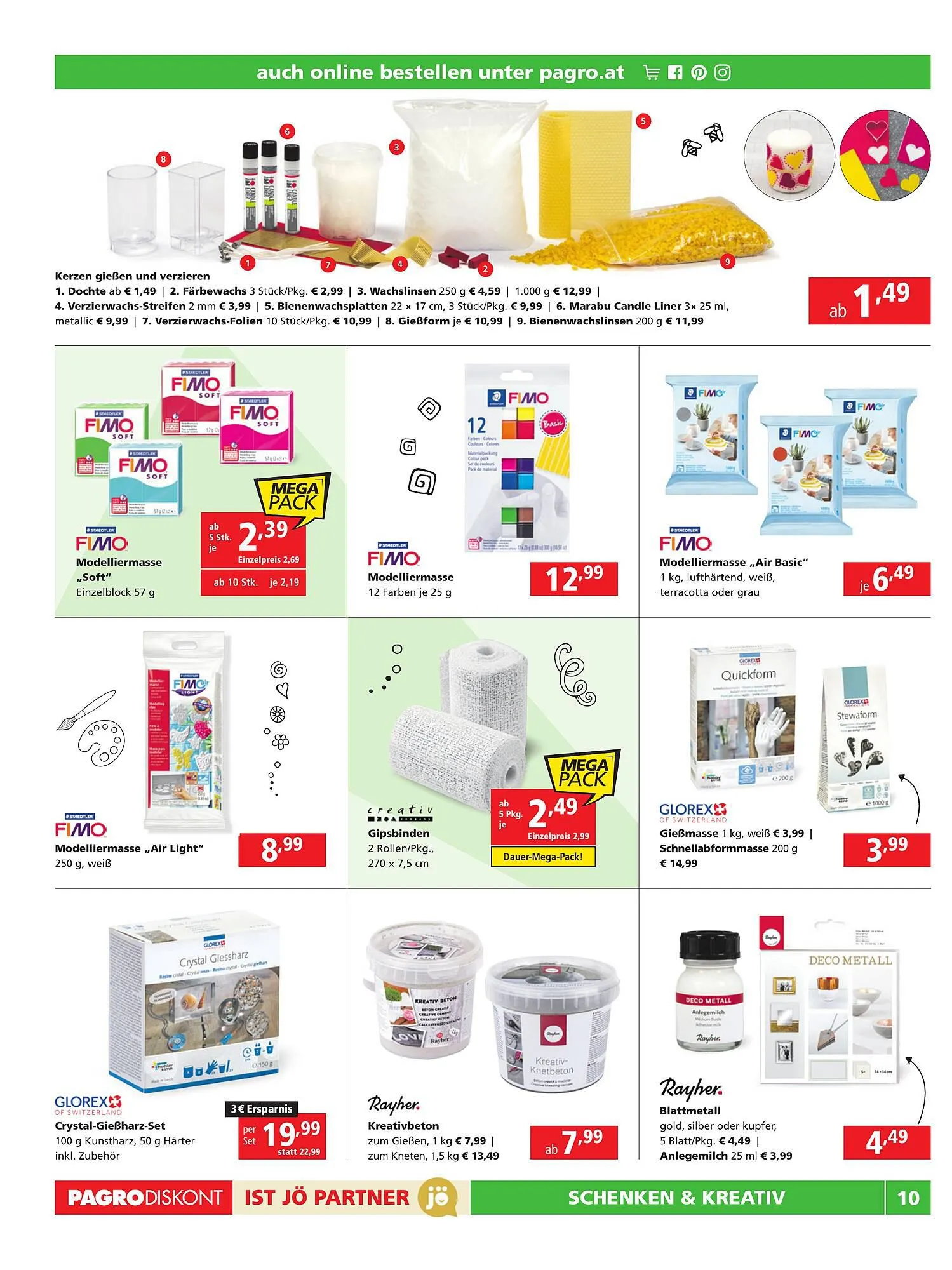 Pagro Diskont Flugblatt von 28. September bis 11. Oktober 2023 - Flugblätt seite  10