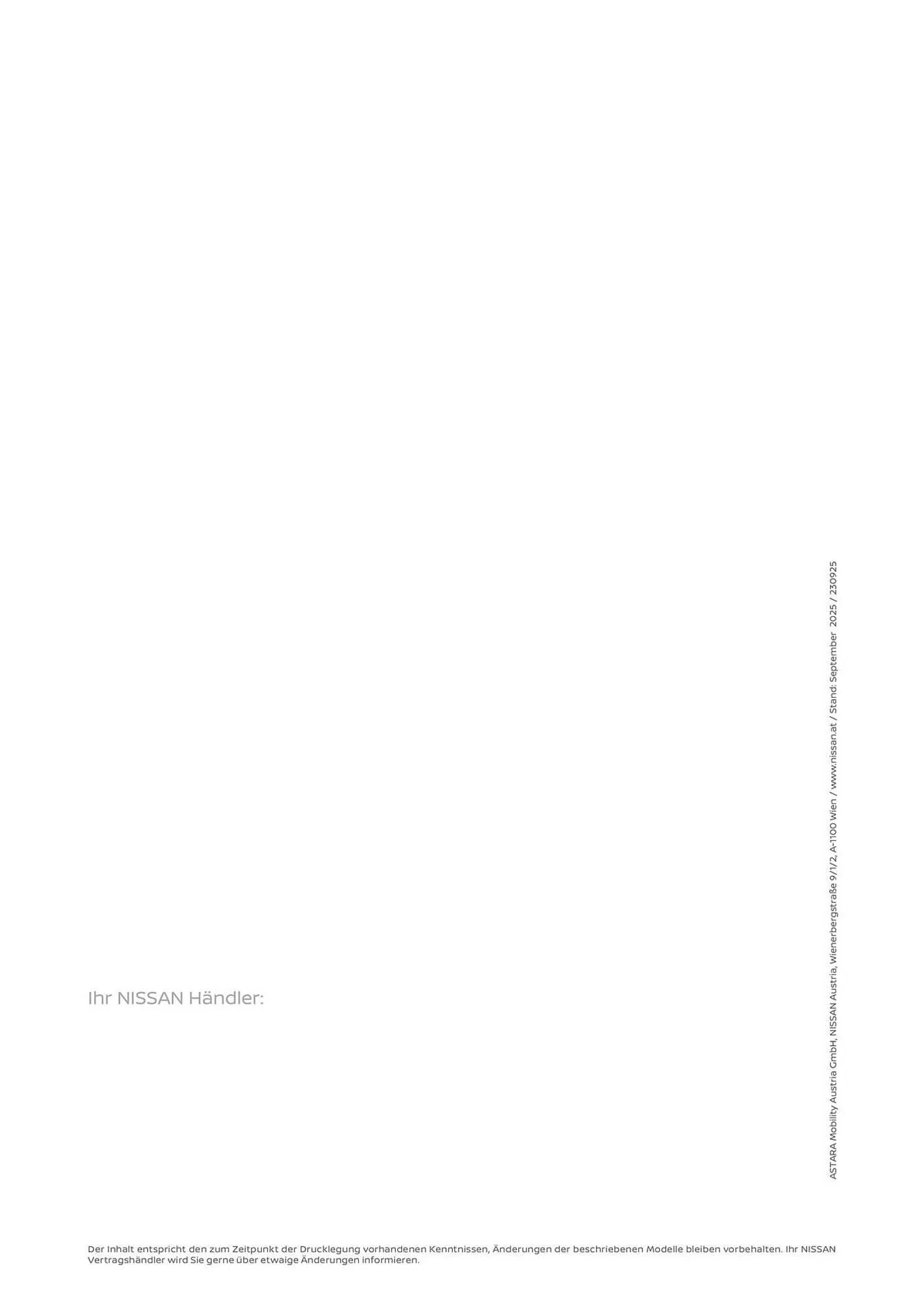 Nissan Flugblatt von 28. Oktober bis 18. November 2025 - Flugblätt seite 14