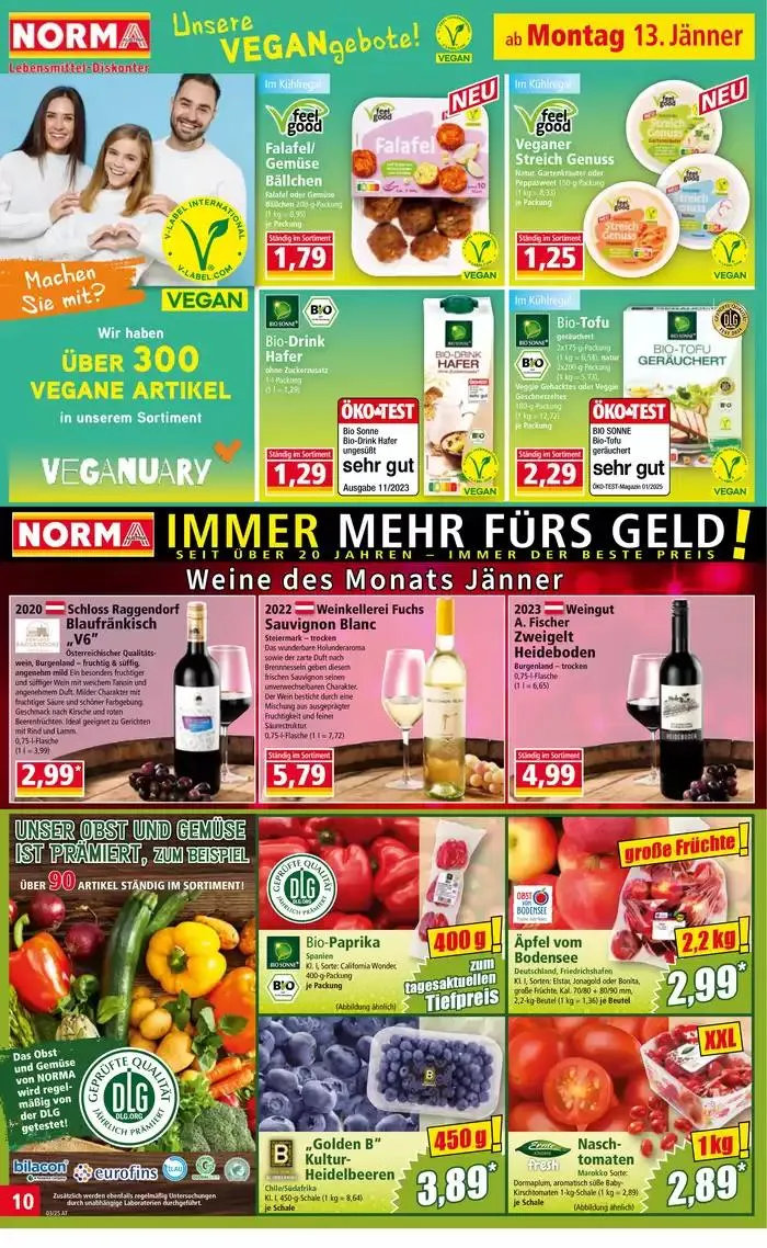 Unsere besten Schnäppchen von 13. Jänner bis 17. Jänner 2025 - Flugblätt seite 10