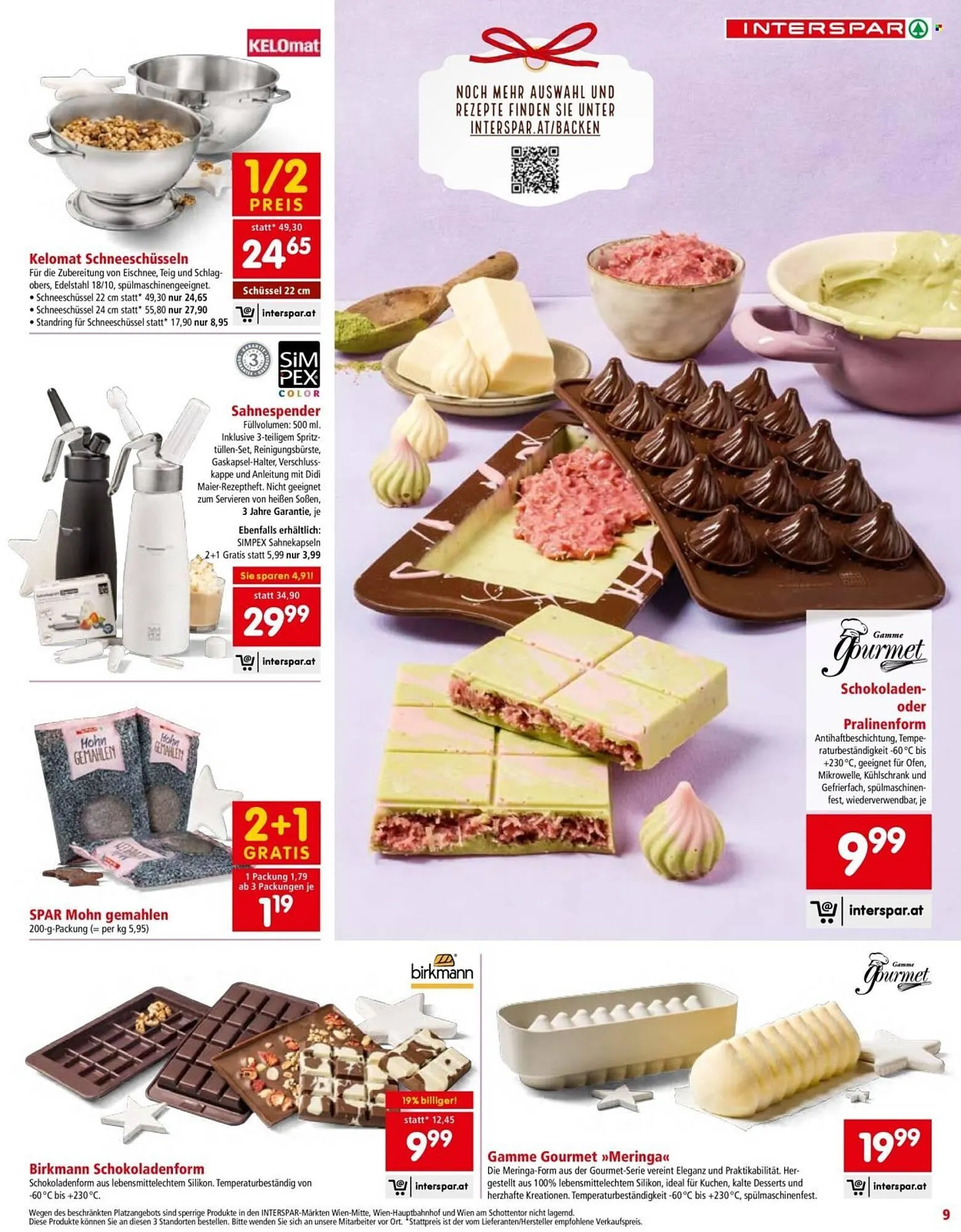 Interspar Flugblatt von 2. Oktober bis 20. Dezember 2025 - Flugblätt seite 9