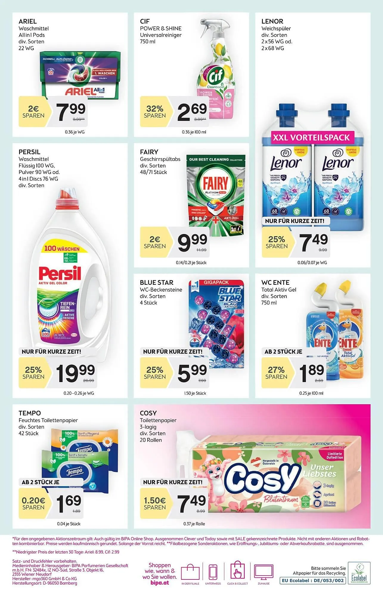 Bipa Flugblatt von 12. September bis 26. September 2024 - Flugblätt seite  8