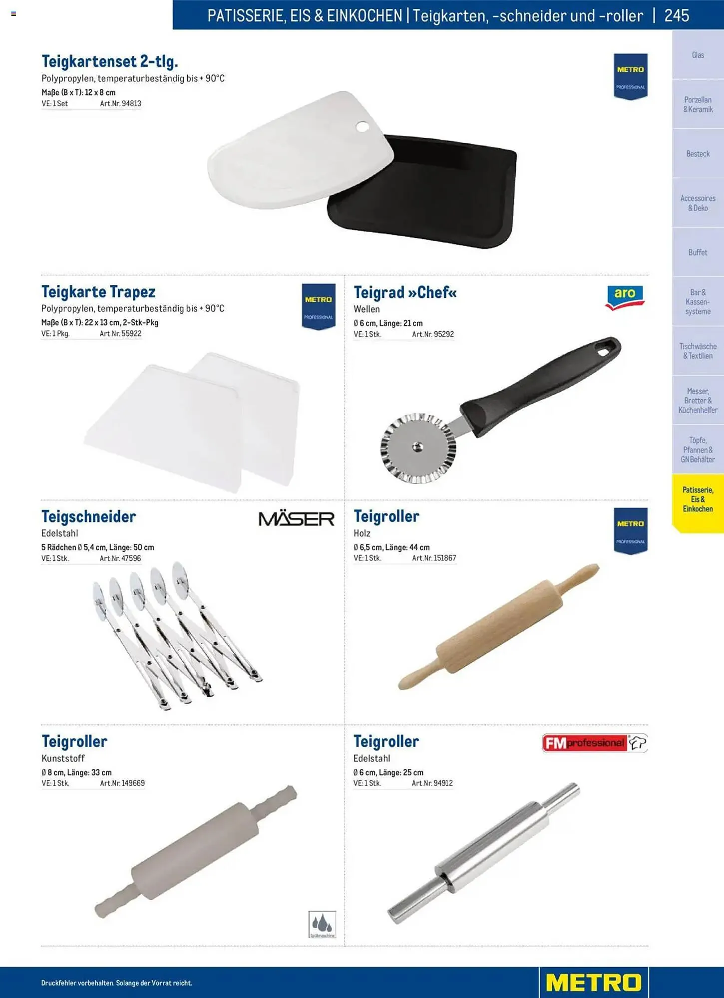 Metro Flugblatt von 2. Dezember bis 31. Dezember 2025 - Flugblätt seite 245