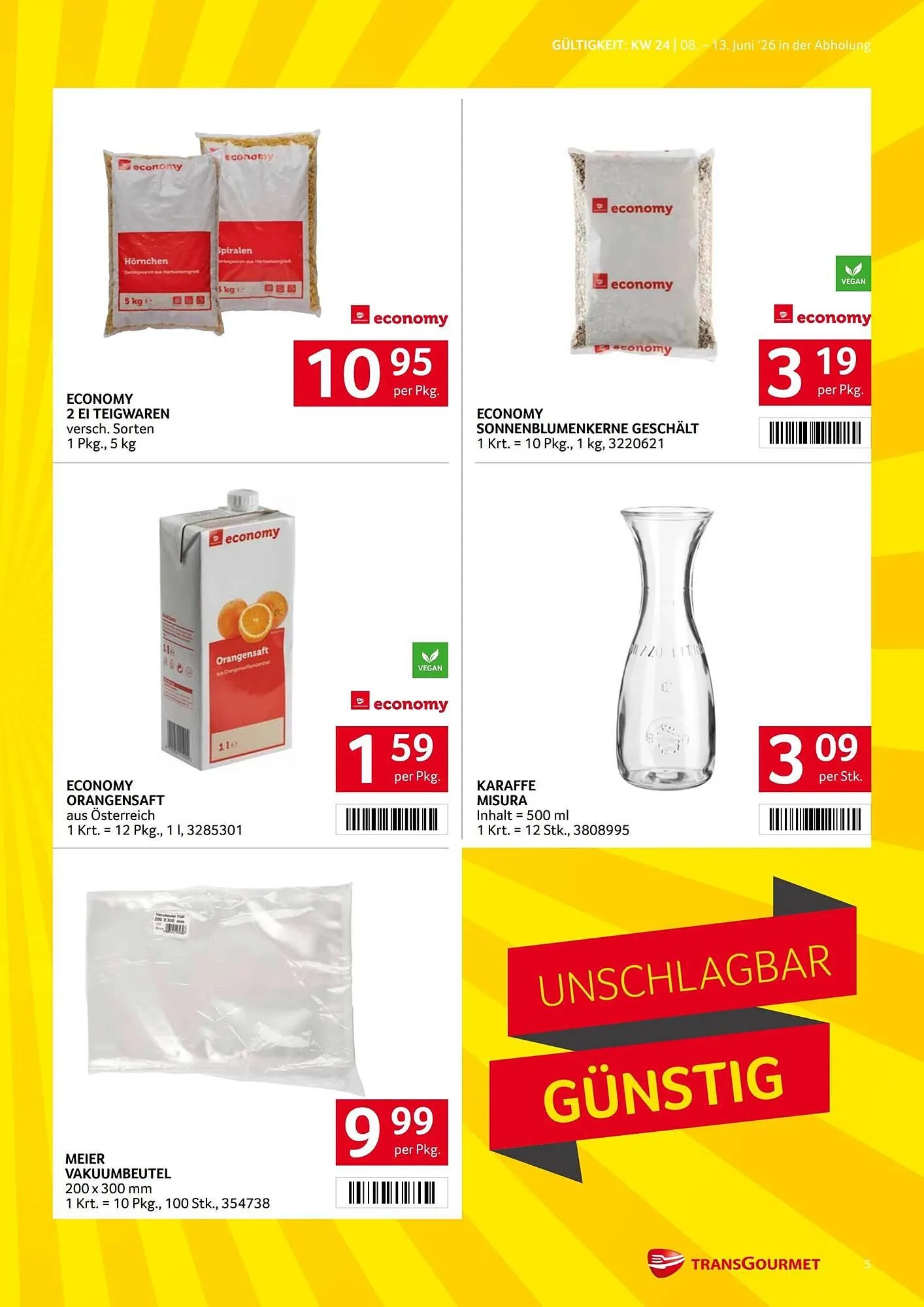 Transgourmet Flugblatt von 8. Juni bis 13. Juni 2026 - Flugblätt seite 5