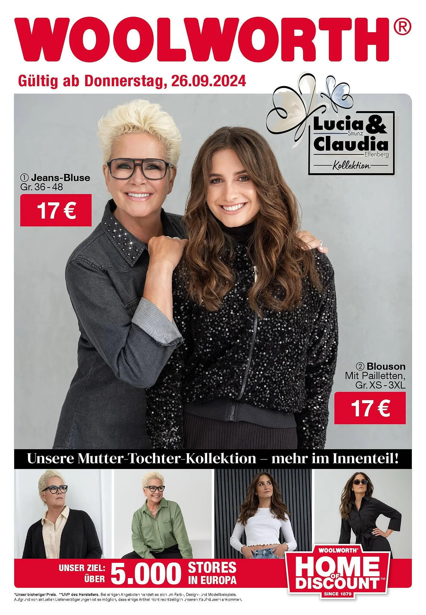 Woolworth Flugblatt von 26. September bis 6. Oktober 2024 - Flugblätt seite 1