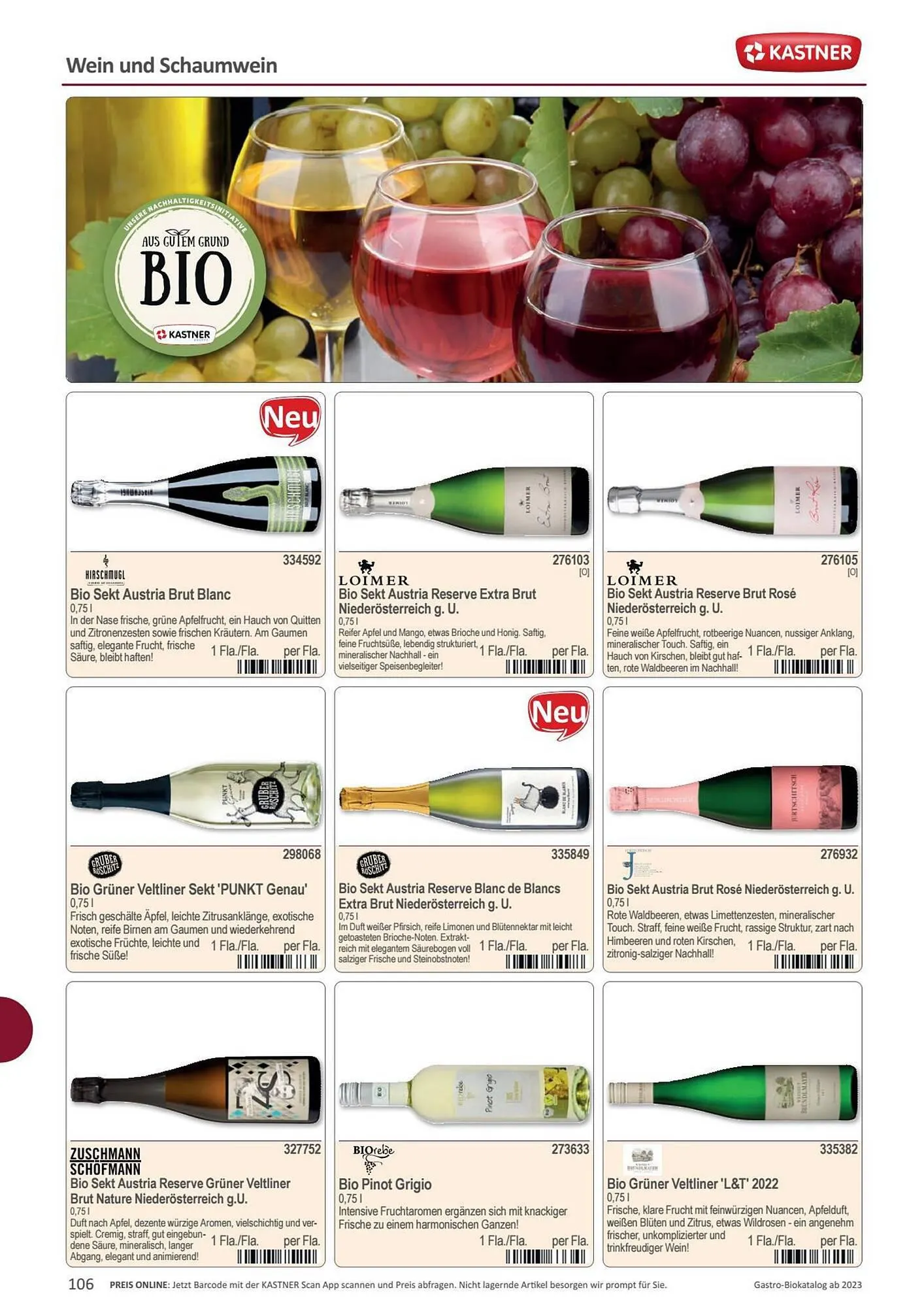 Kastner Flugblatt von 15. September bis 30. Dezember 2023 - Flugblätt seite  108