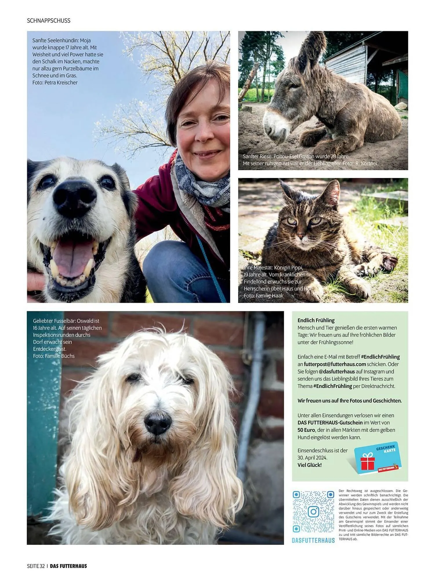 Das Futterhaus Flugblatt von 1. April bis 20. Mai 2024 - Flugblätt seite  32