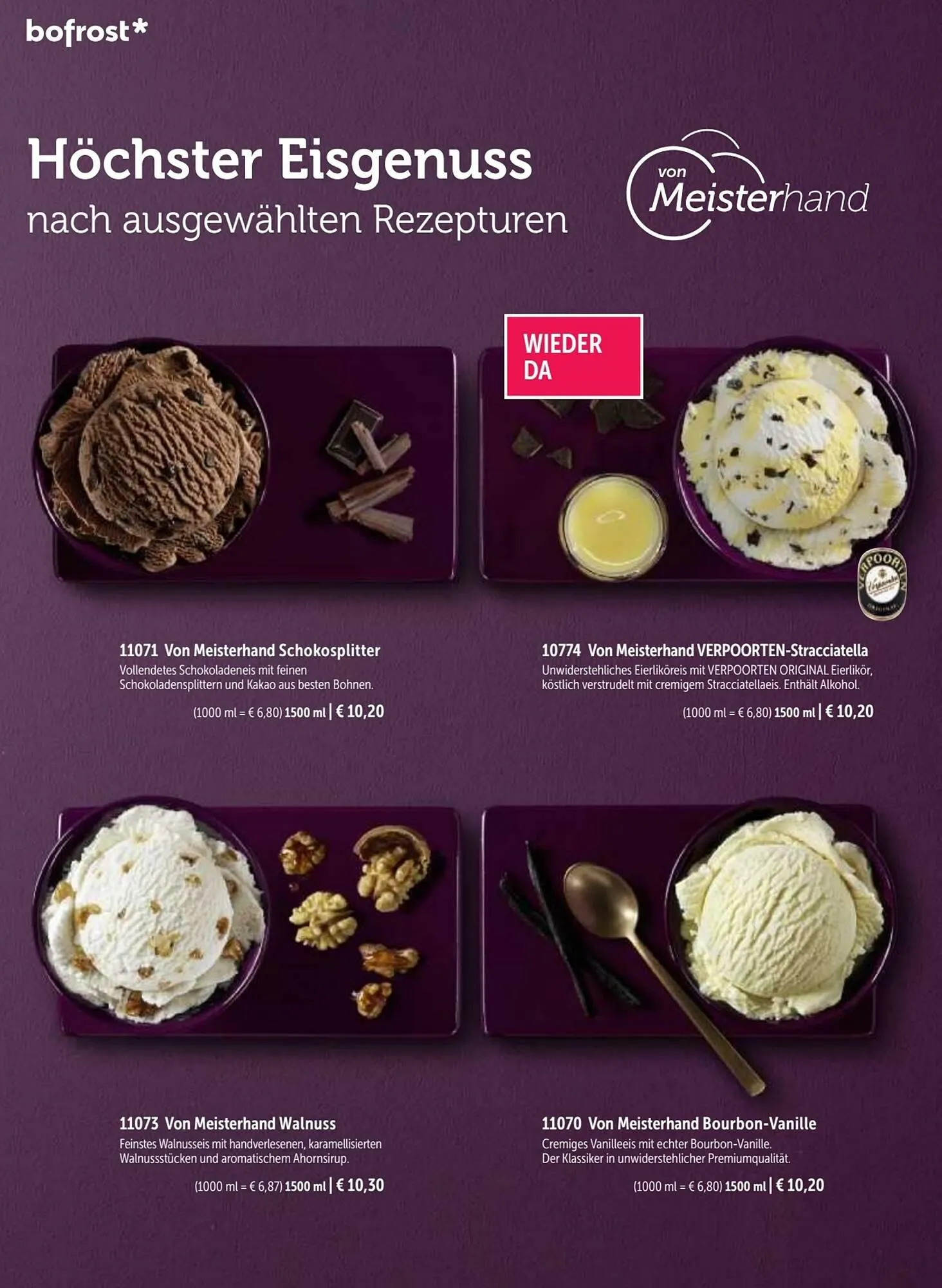 Bofrost Flugblatt von 25. September bis 29. Februar 2024 - Flugblätt seite  120