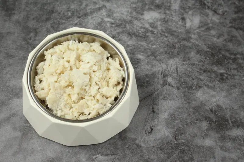 Hund Kuttel geschnitten gekocht