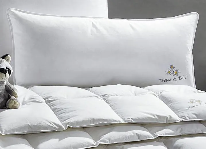 4-Jahreszeiten-Kissen Weiss & Edel von OBB, hergestellt in Deutschland