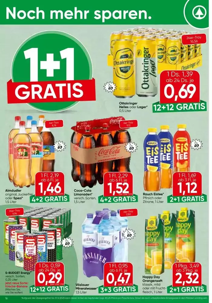 Tolles Angebot für alle Kunden von 29. Jänner bis 12. Februar 2025 - Flugblätt seite 16