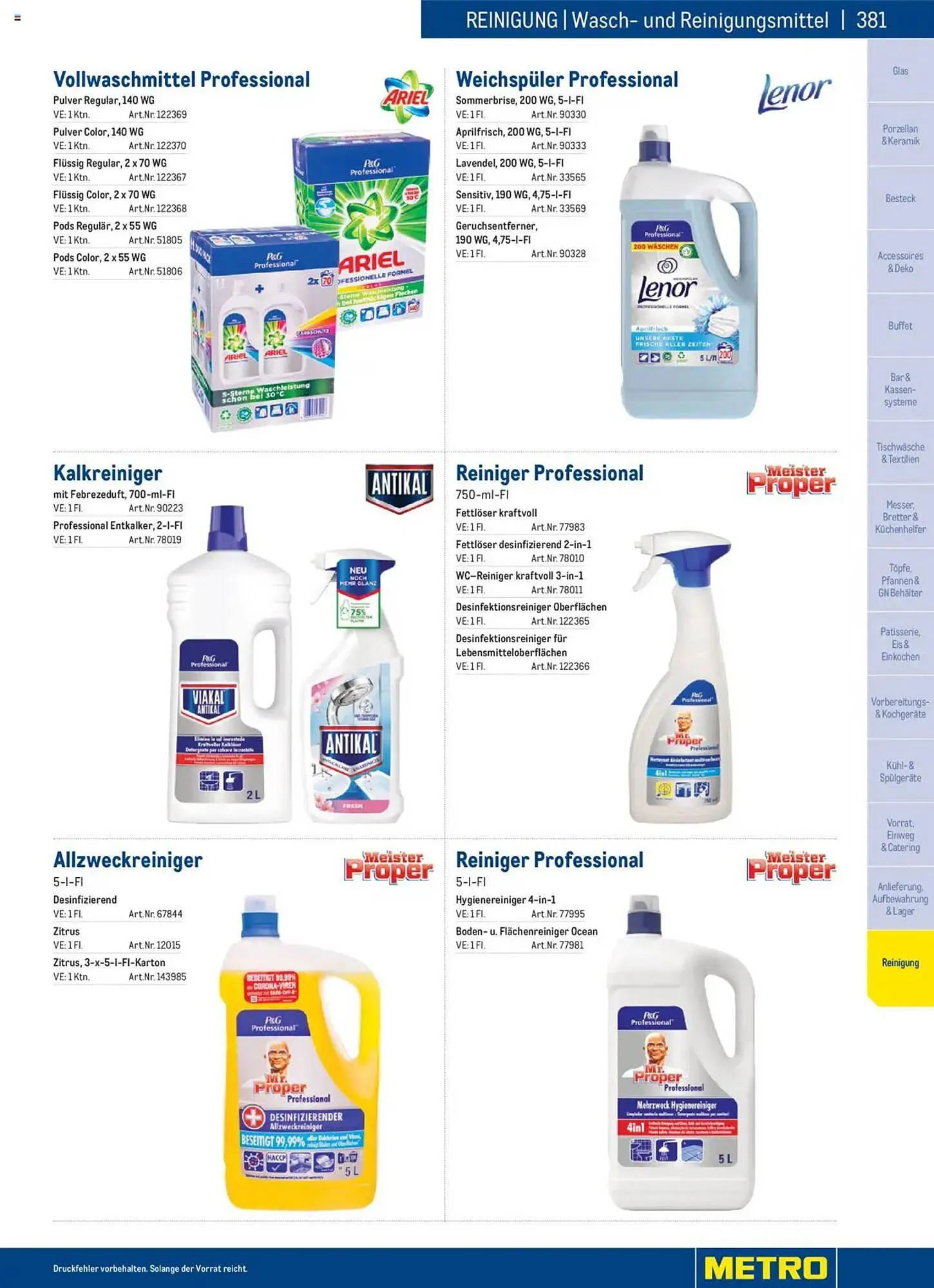 Metro Flugblatt von 2. Dezember bis 31. Dezember 2025 - Flugblätt seite  381