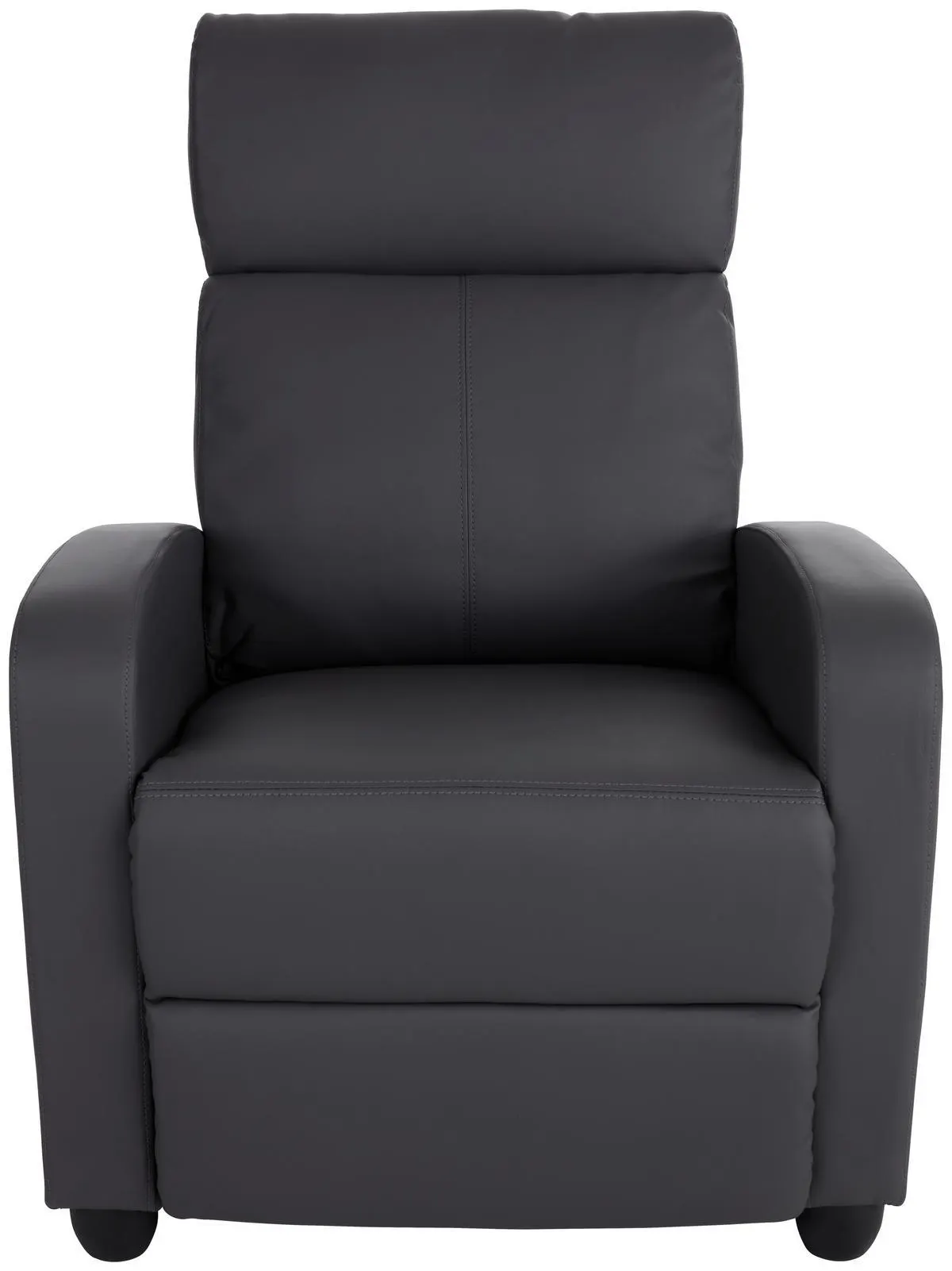 m. Liegefunktion Parka Lederlook Grau