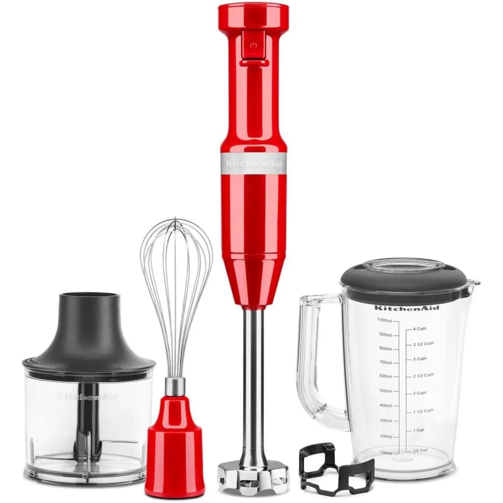 KitchenAid Stabmixer »5KHBV83EER EMPIRE ROT« 180 W