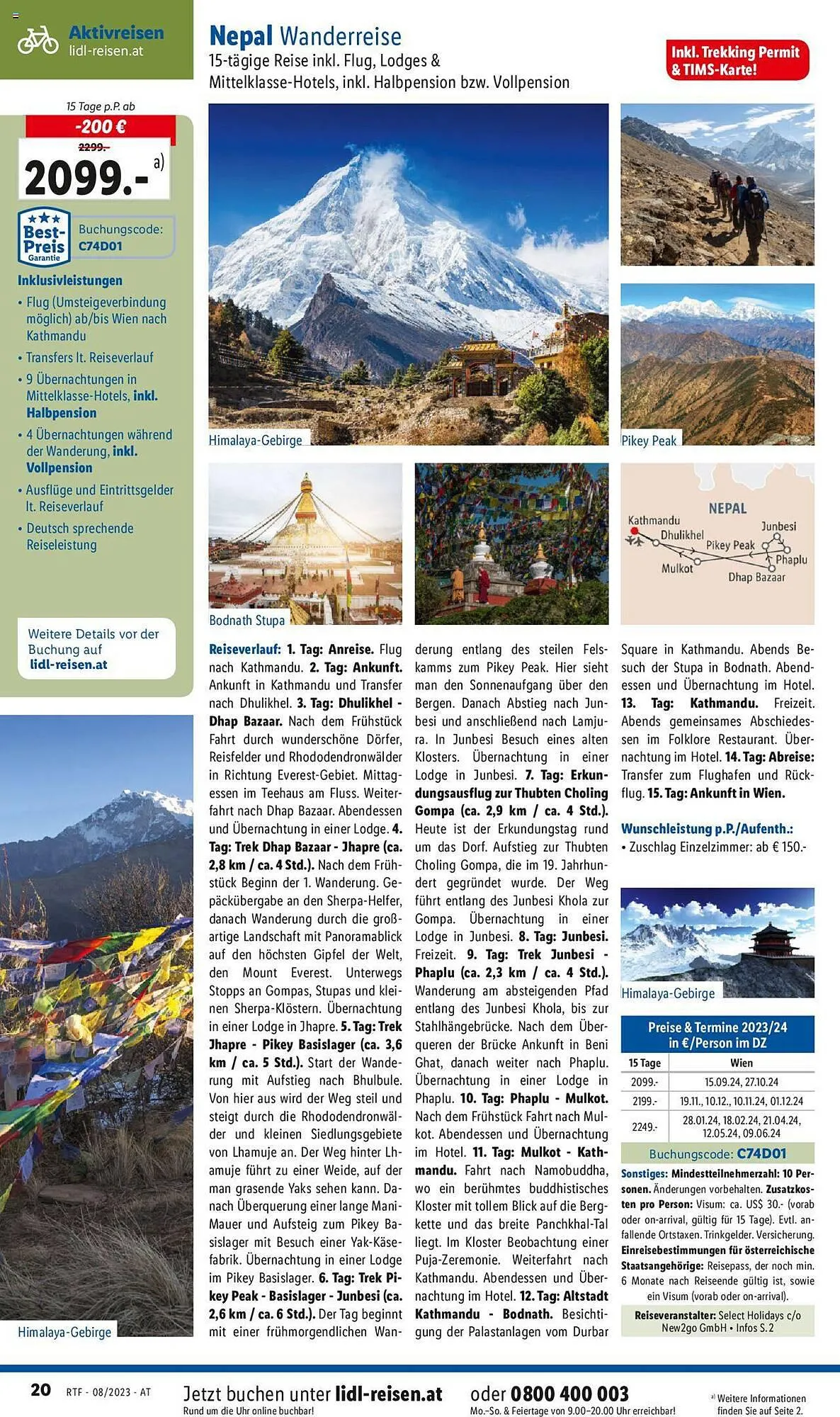 Lidl Flugblatt von 12. August bis 15. September 2023 - Flugblätt seite 20