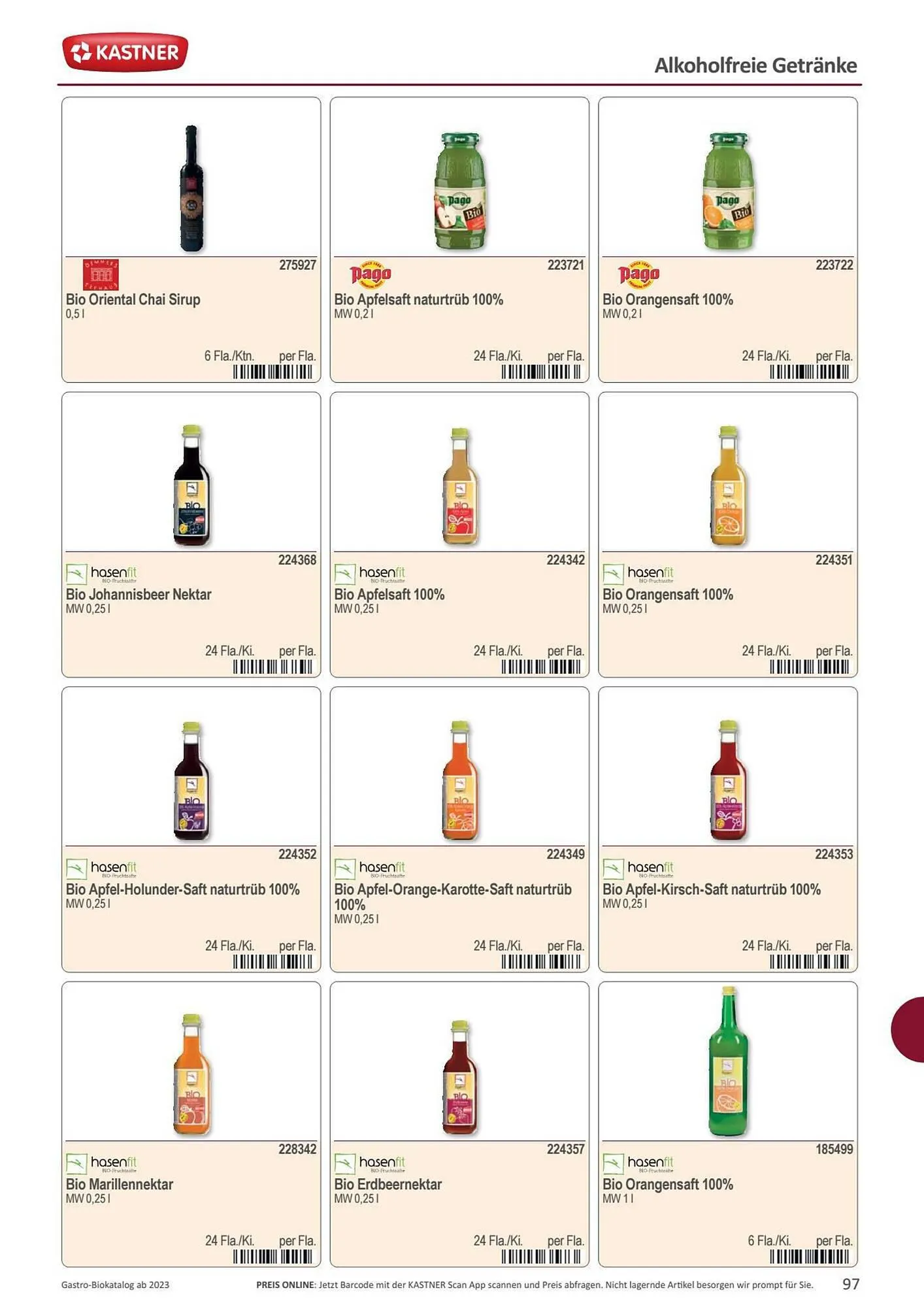 Kastner Flugblatt von 15. September bis 30. Dezember 2023 - Flugblätt seite 99