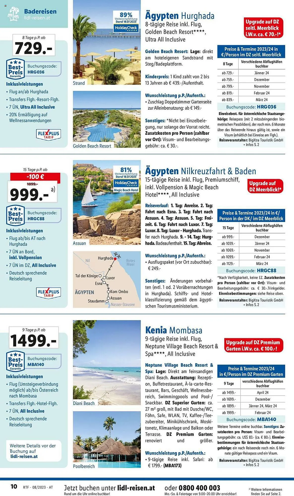 Lidl Flugblatt von 12. August bis 15. September 2023 - Flugblätt seite 10