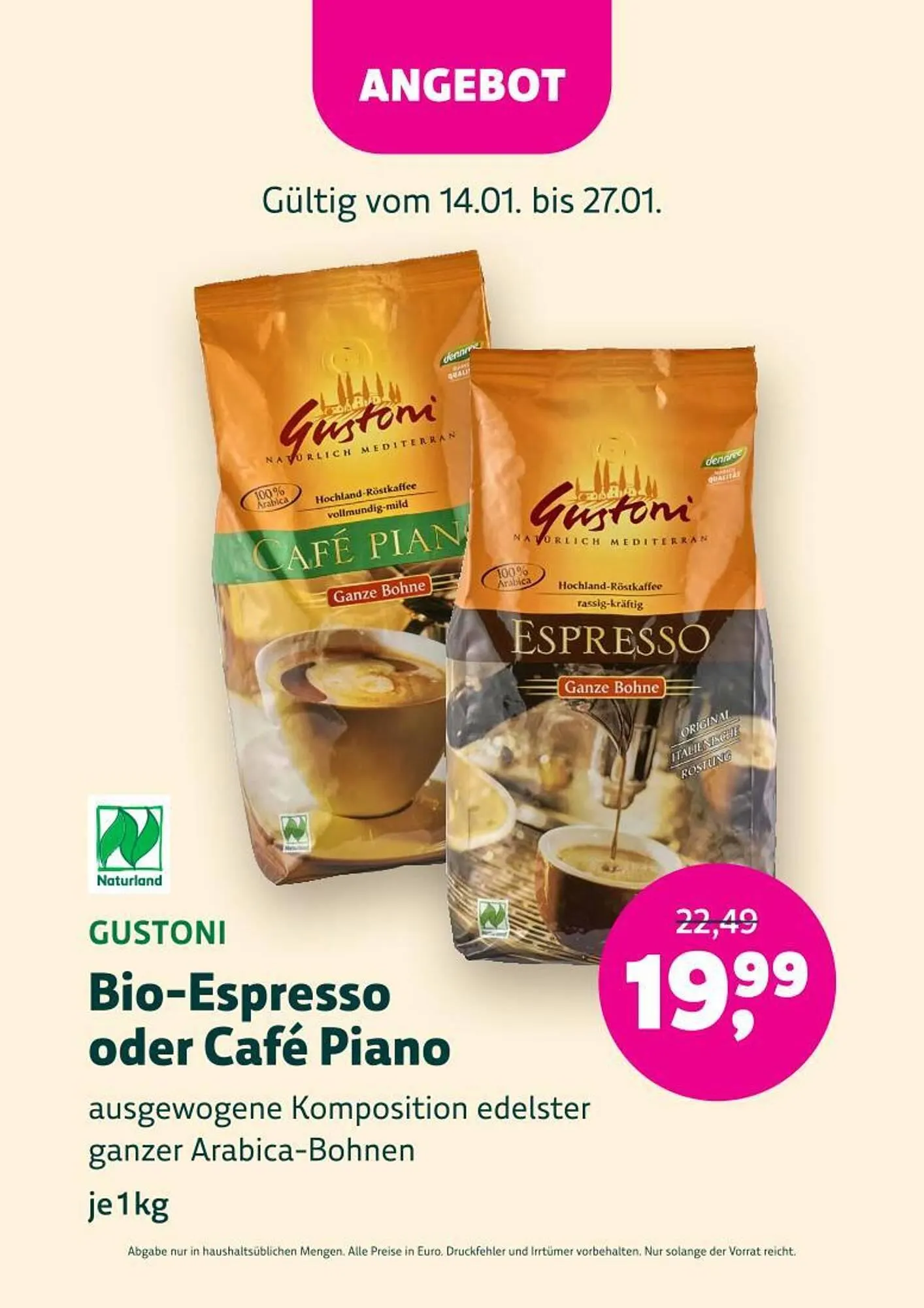 Denn's Biomarkt Flugblatt von 14. Jänner bis 27. Jänner 2026 - Flugblätt seite  41