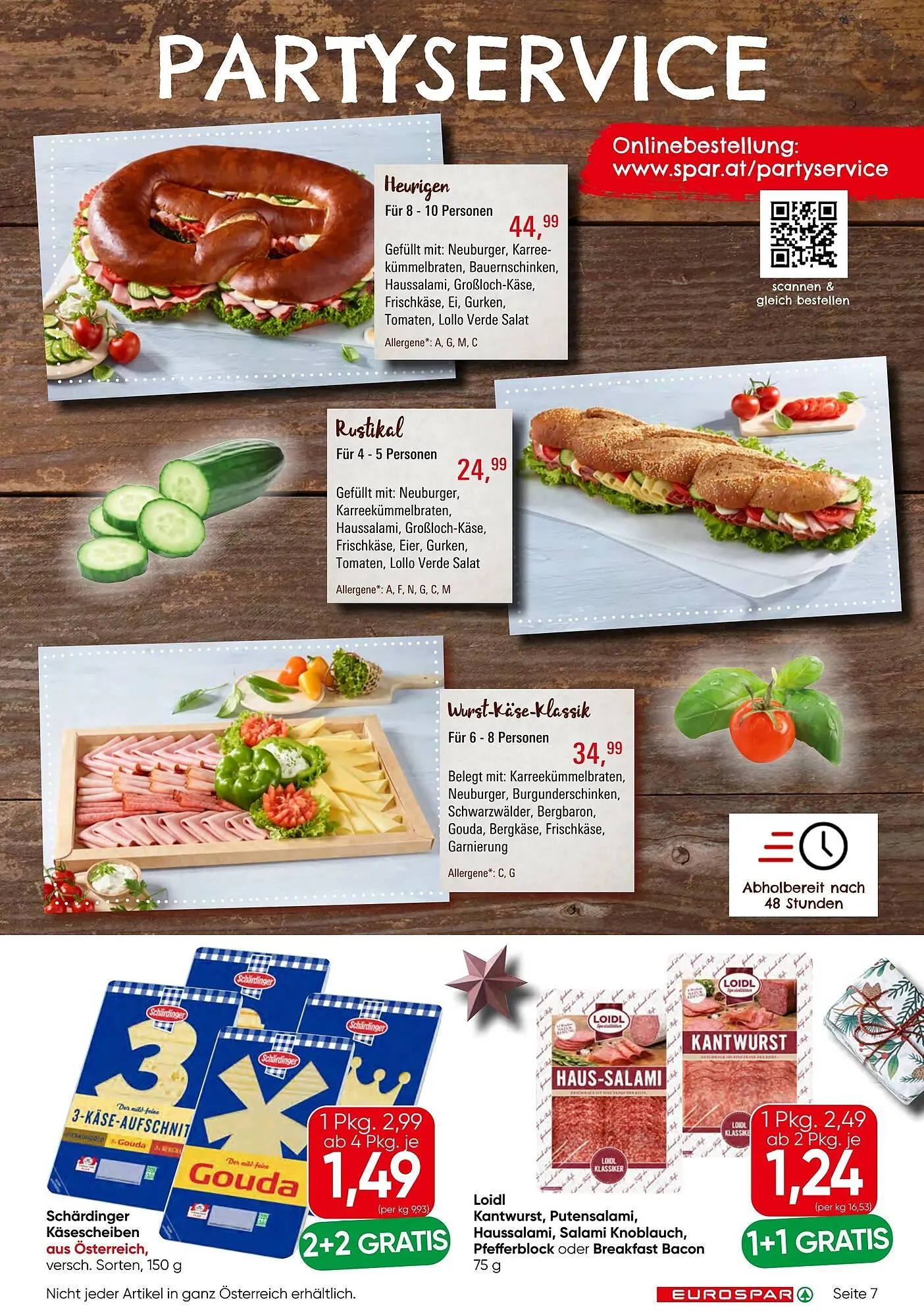 Eurospar Flugblatt von 18. Dezember bis 31. Dezember 2025 - Flugblätt seite  7