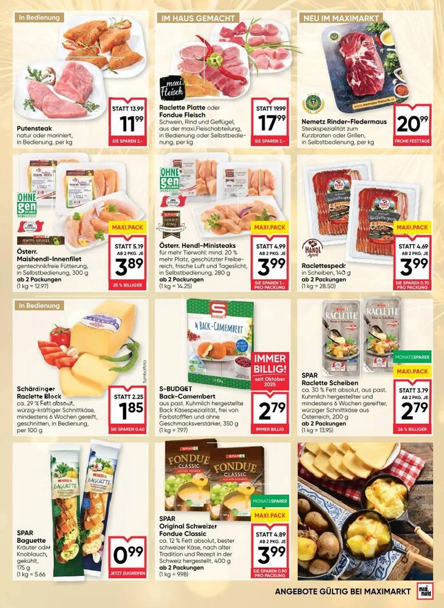 Maximarkt Flugblatt von 23. Dezember bis 31. Dezember 2025 - Flugblätt seite  9