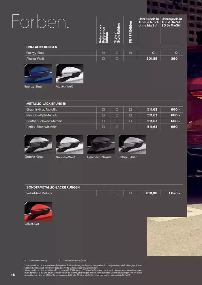 Seat Ateca von 4. Februar bis 26. Jänner 2026 - Flugblätt seite  18