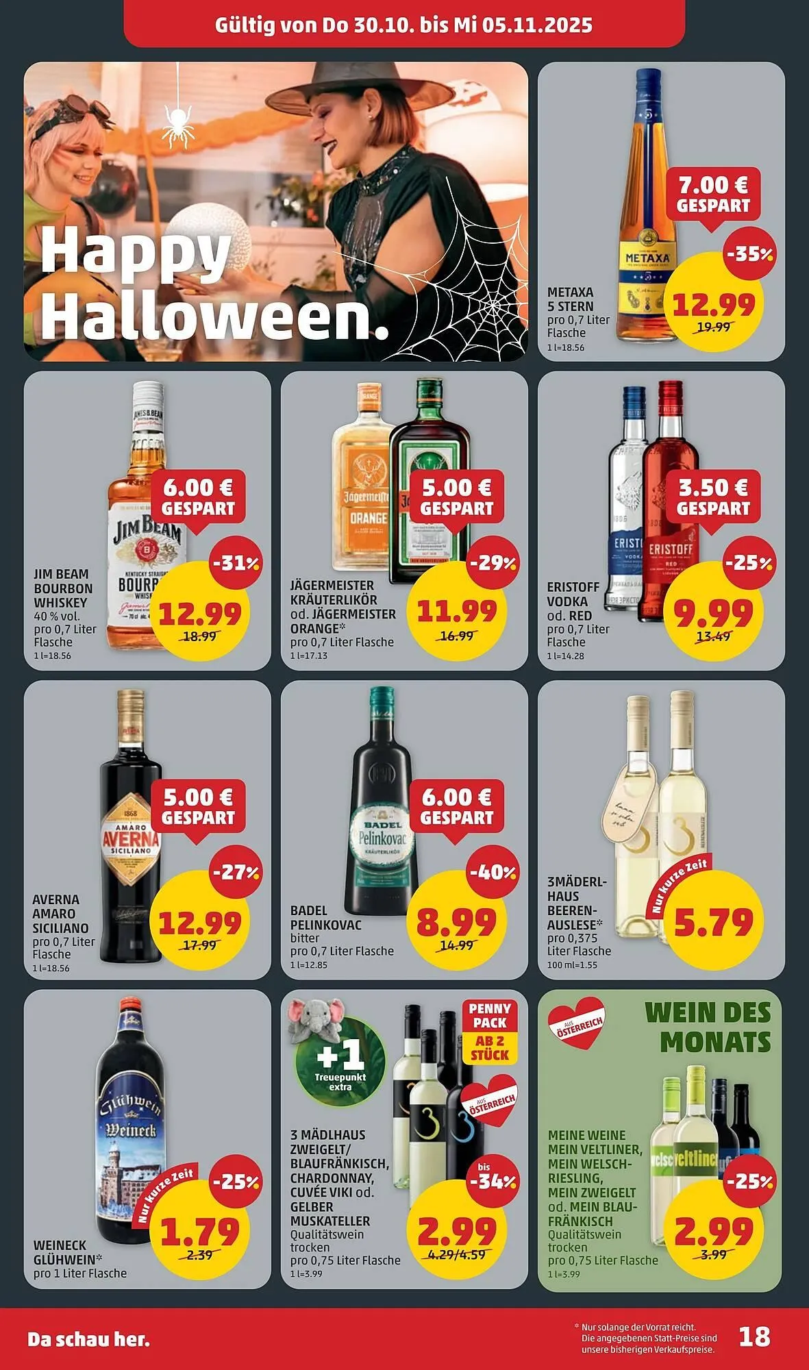 PENNY Flugblatt von 30. Oktober bis 5. November 2025 - Flugblätt seite  18