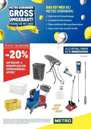 METRO Flugblatt Specials von 24. Juli bis 25. Juli 2026 - Flugblätt seite 1