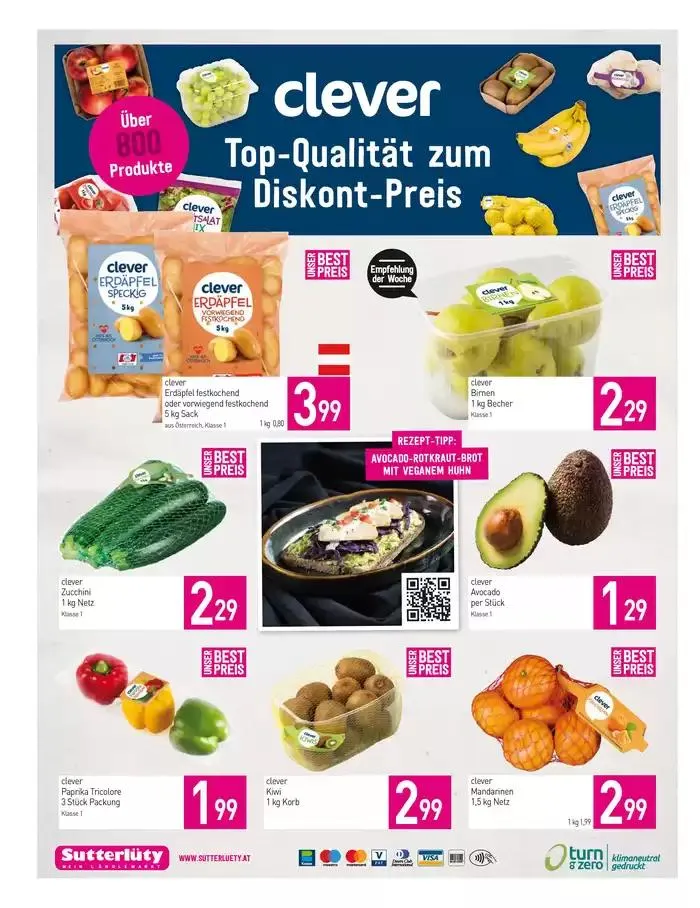 Sutterlüty flugblatt von 9. Jänner bis 14. Jänner 2025 - Flugblätt seite  16