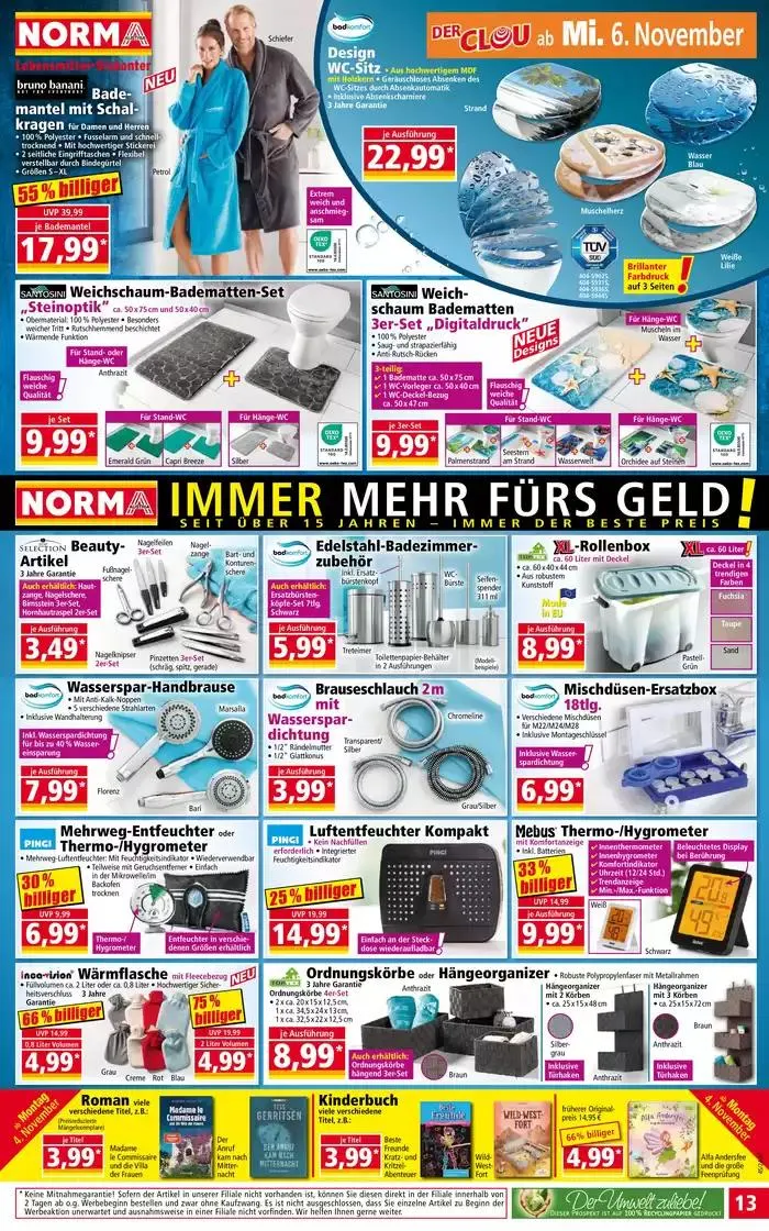 Attraktive Angebote entdecken von 4. November bis 8. November 2024 - Flugblätt seite 13