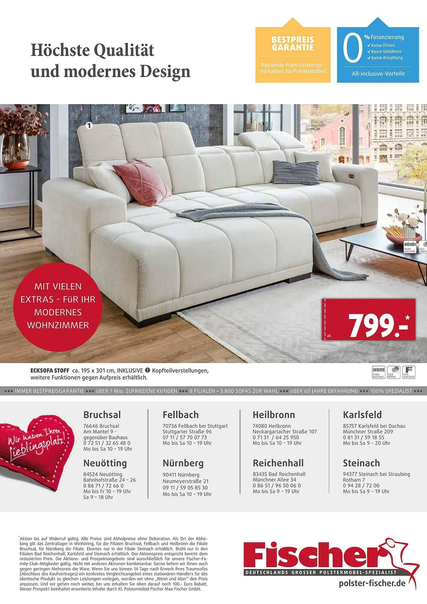 Polstermöbel Fischer Flugblatt von 19. Februar bis 28. Februar 2026 - Flugblätt seite  10
