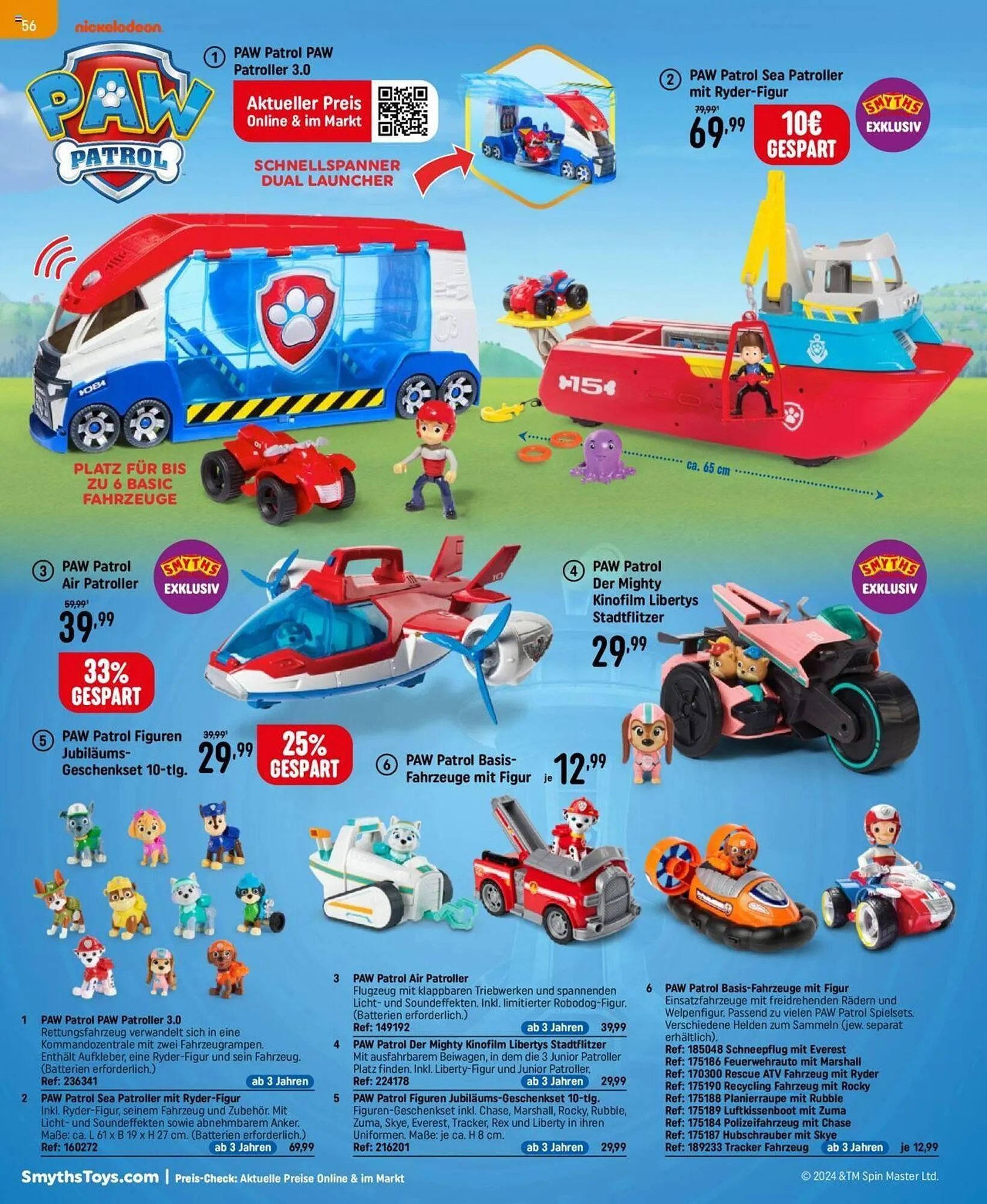Smyths Toys Flugblatt von 25. September bis 13. Dezember 2024 - Flugblätt seite  56